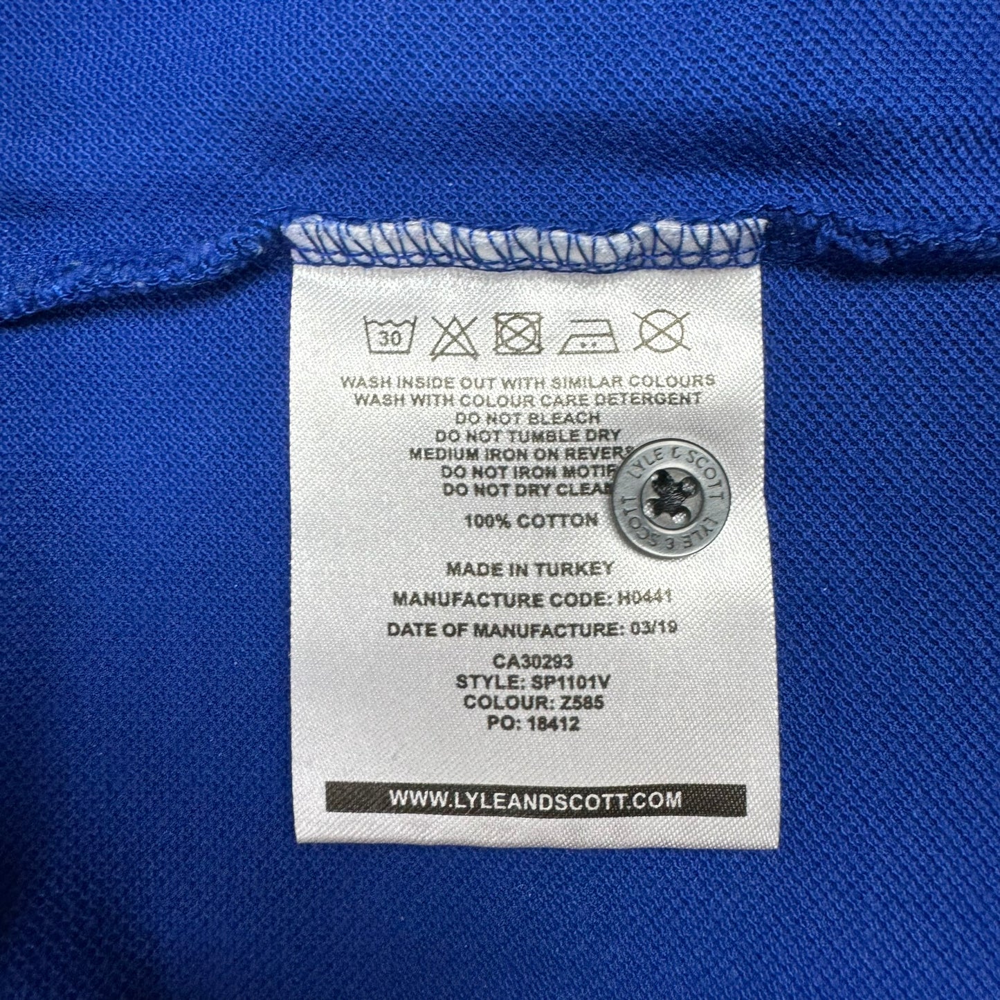 Tricou Polo Lyle&Scott - XXL