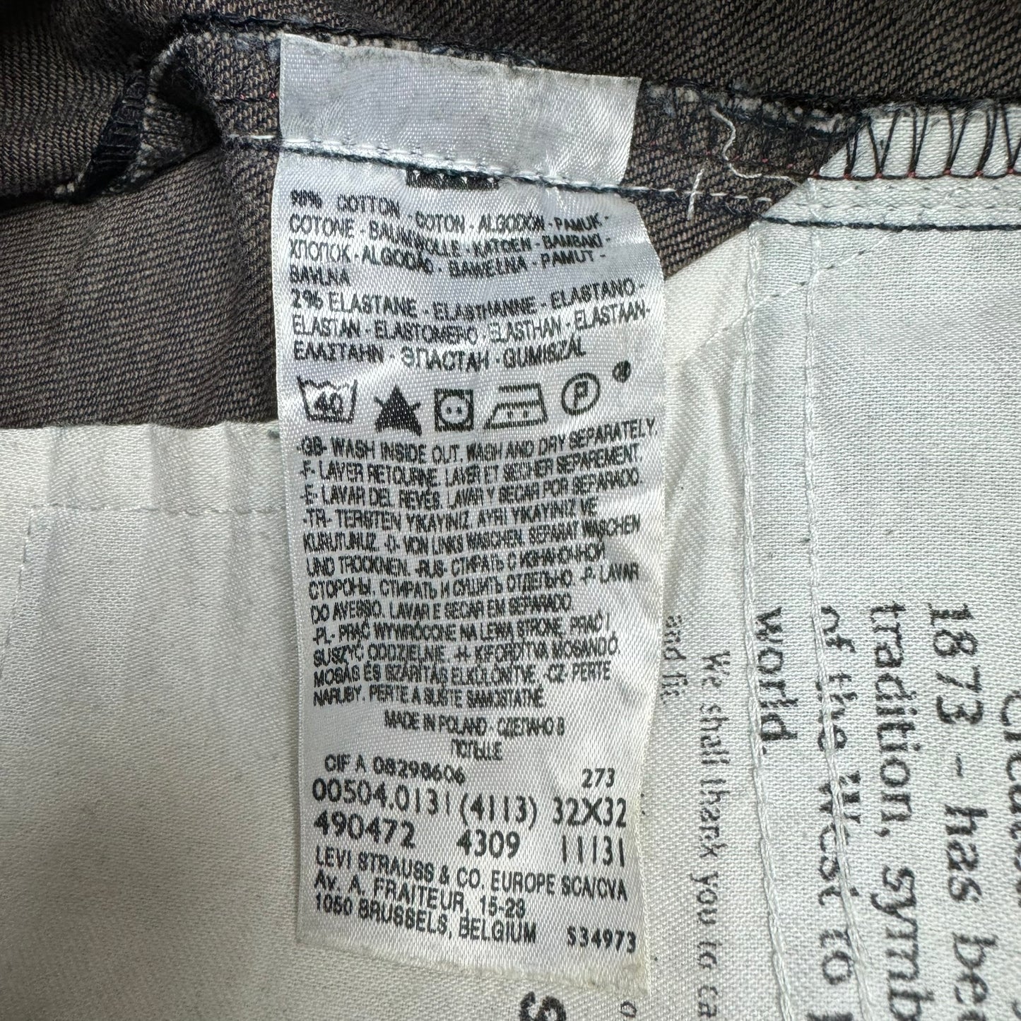 Blugi Levi’s 504 - W32/L32