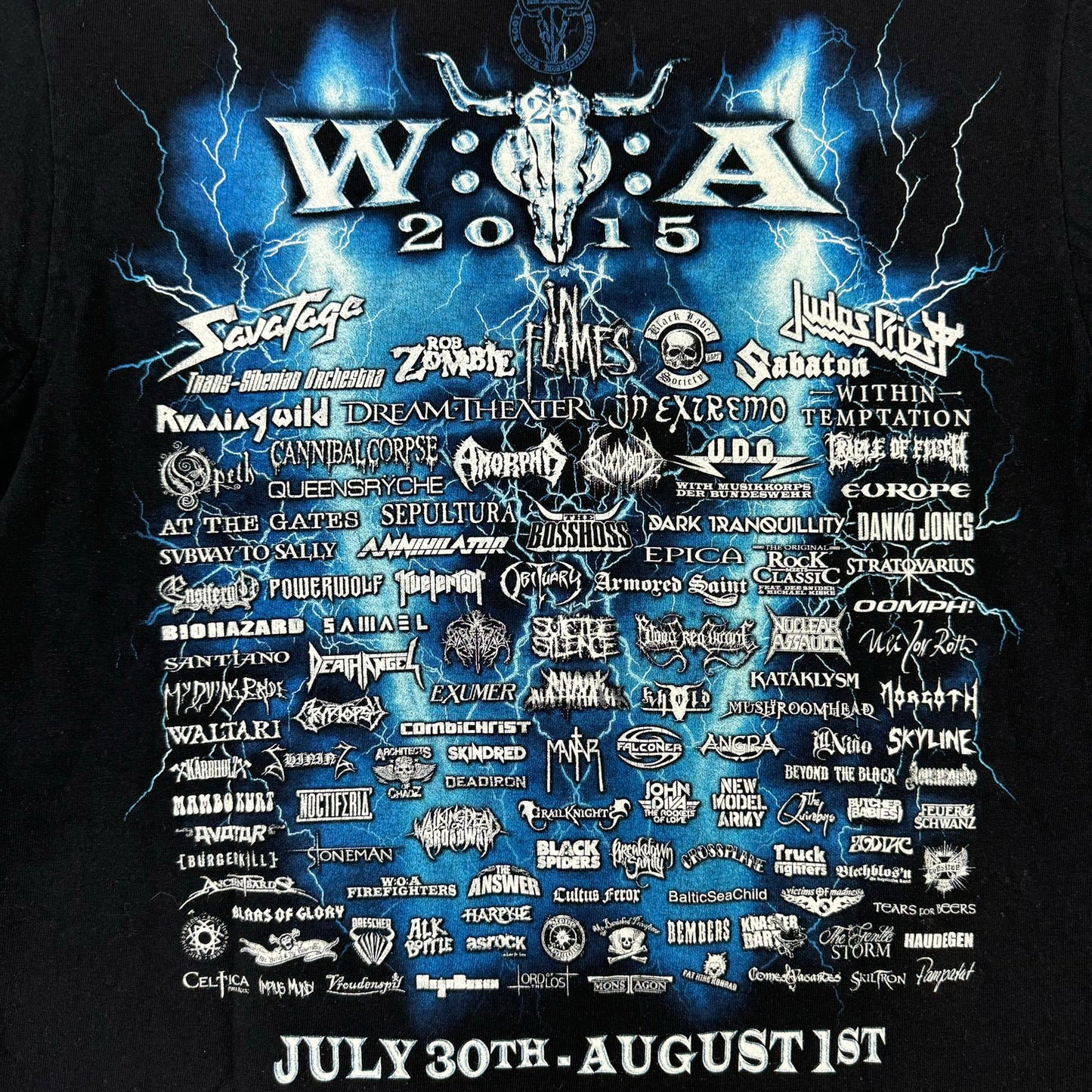 Tricou Wacken Vintage Din Anul 2015 - M