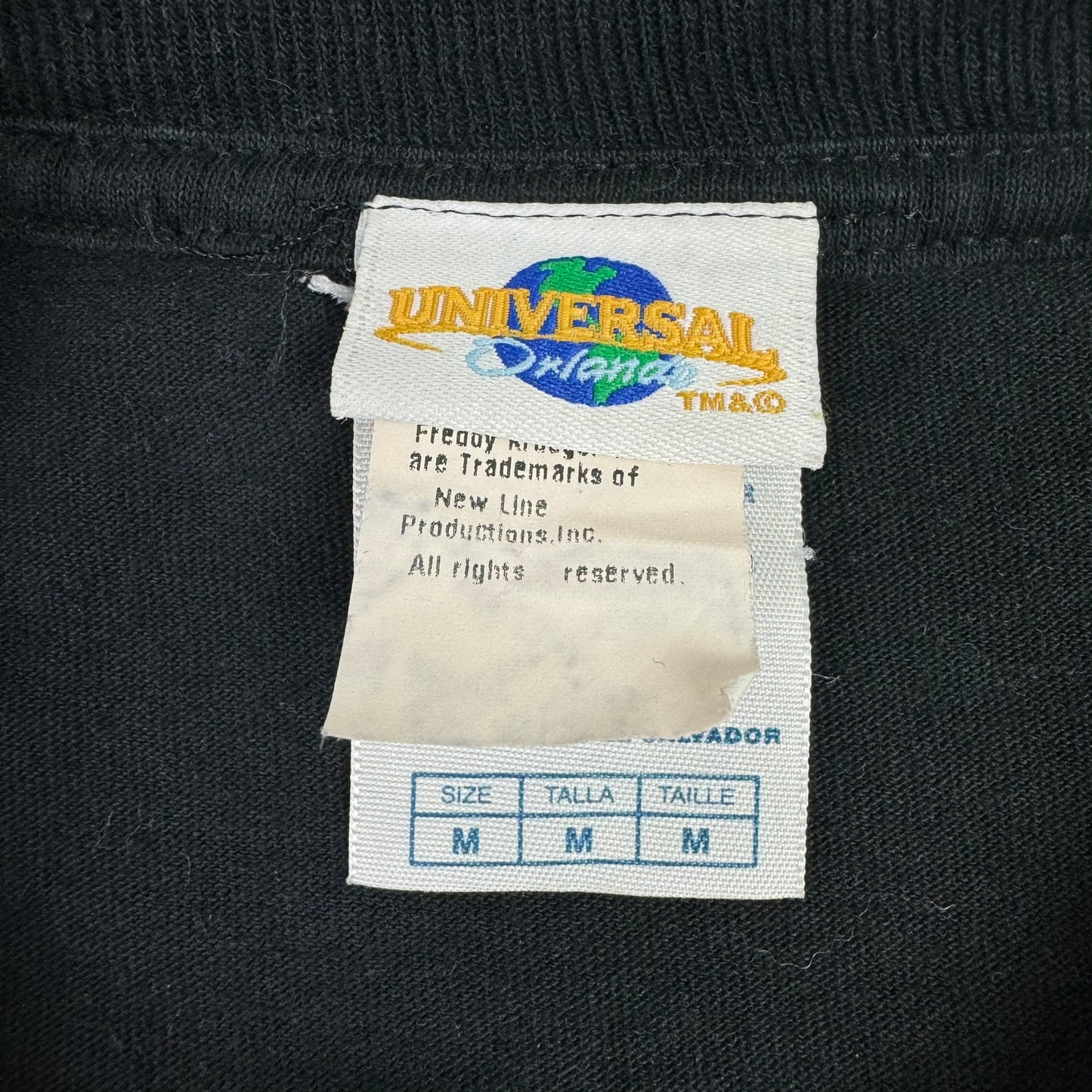 Tricou Freddy Krueger Universal Vintage Din Anul 2007 - M