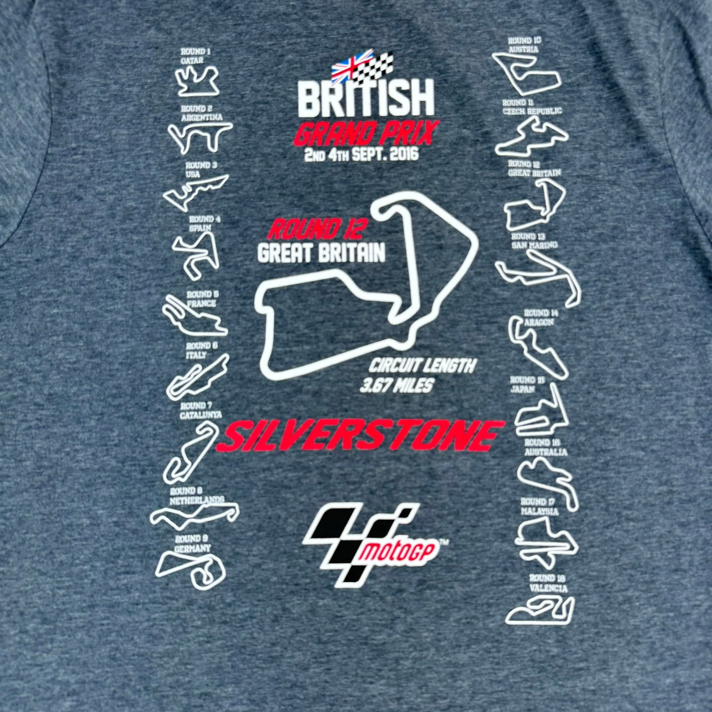 Tricou British Grand Prix Din Anul 2016