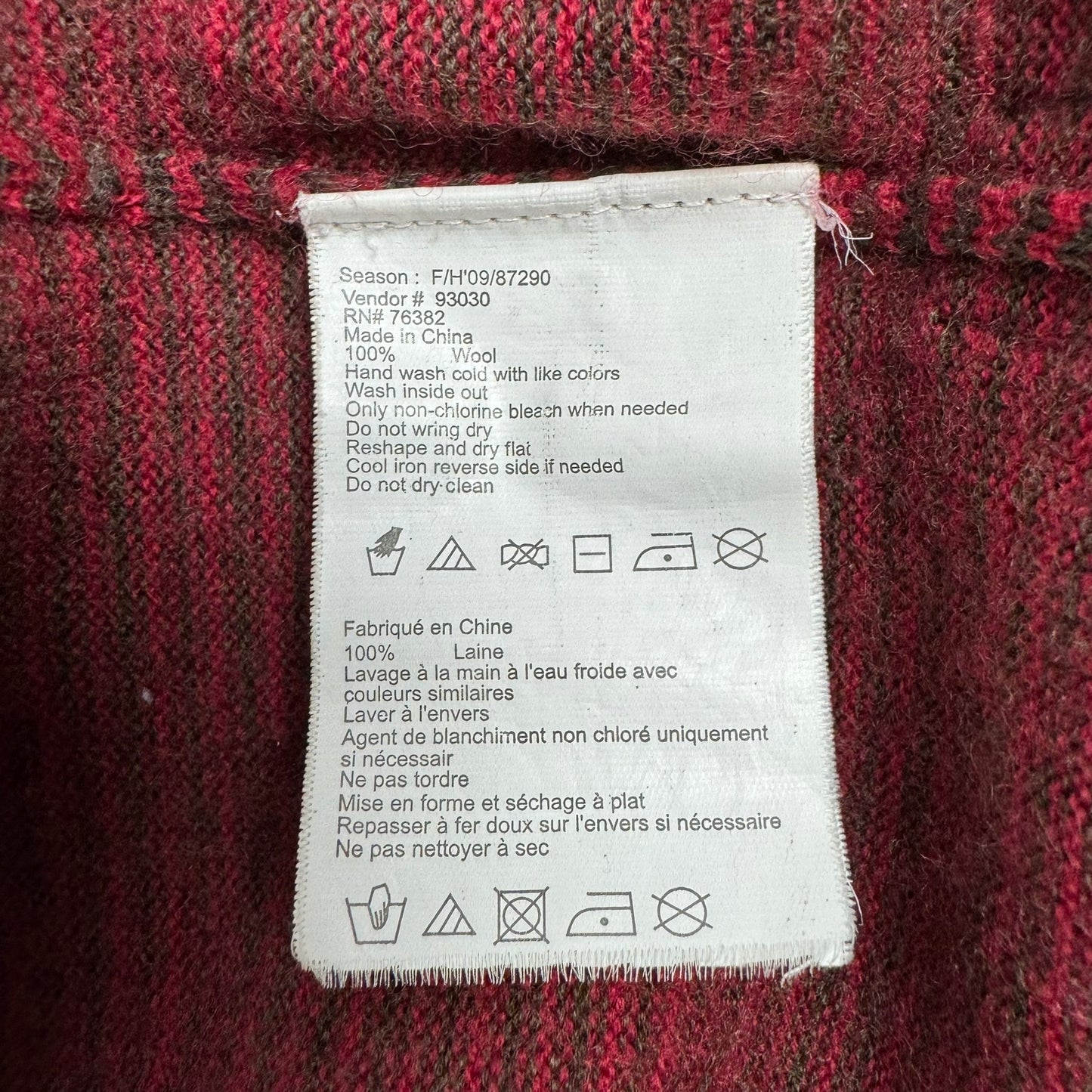 Pulover Timberland 100% Lână - S