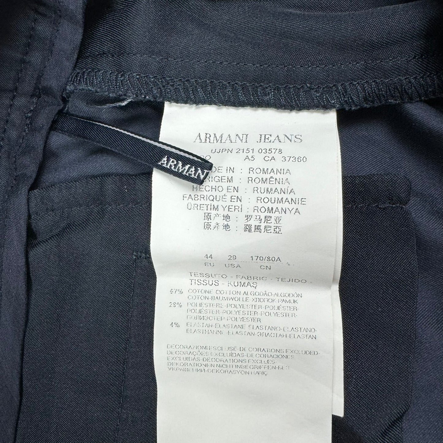 Pantaloni Armani Vintage - W29/L29