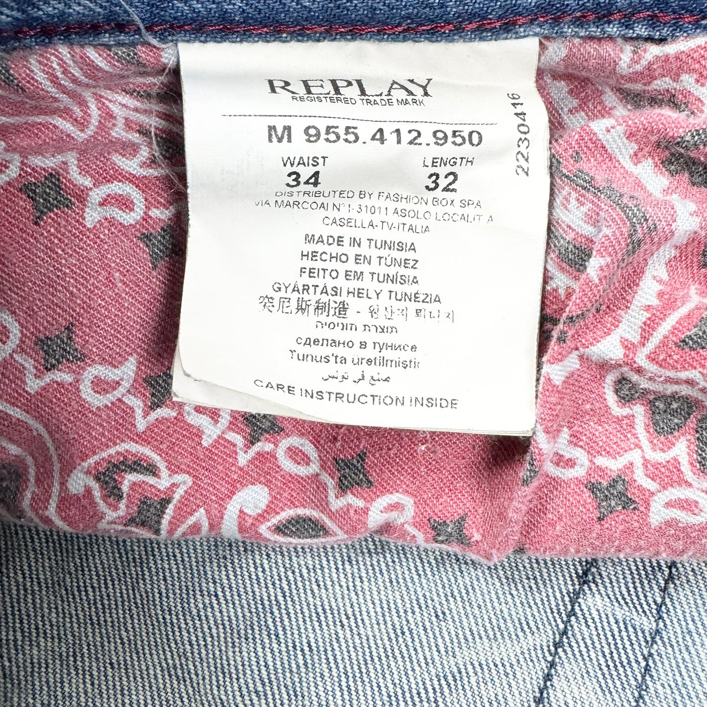 Blugi Replay - W34/L32