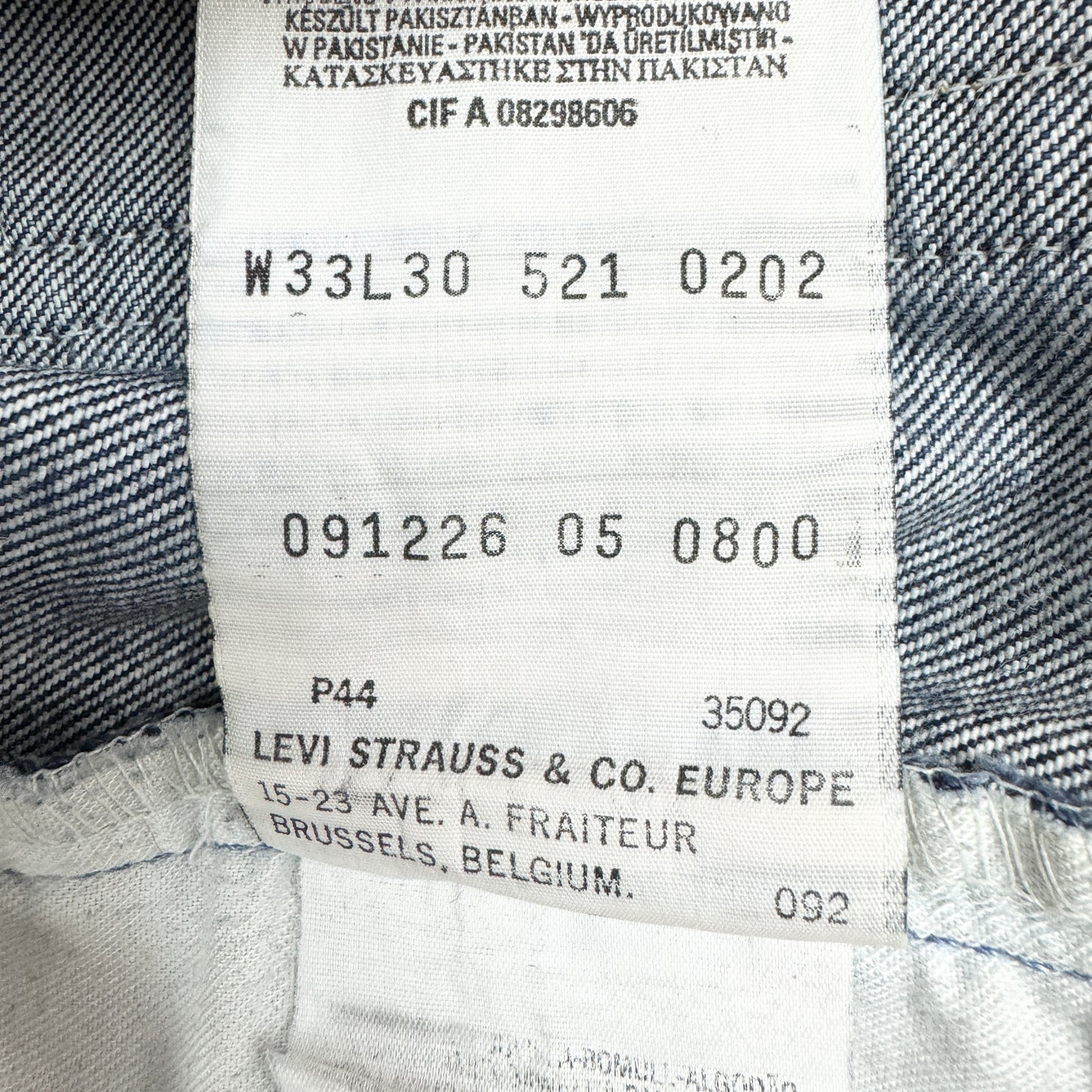 Blugi Levi's 521 - W33/L30