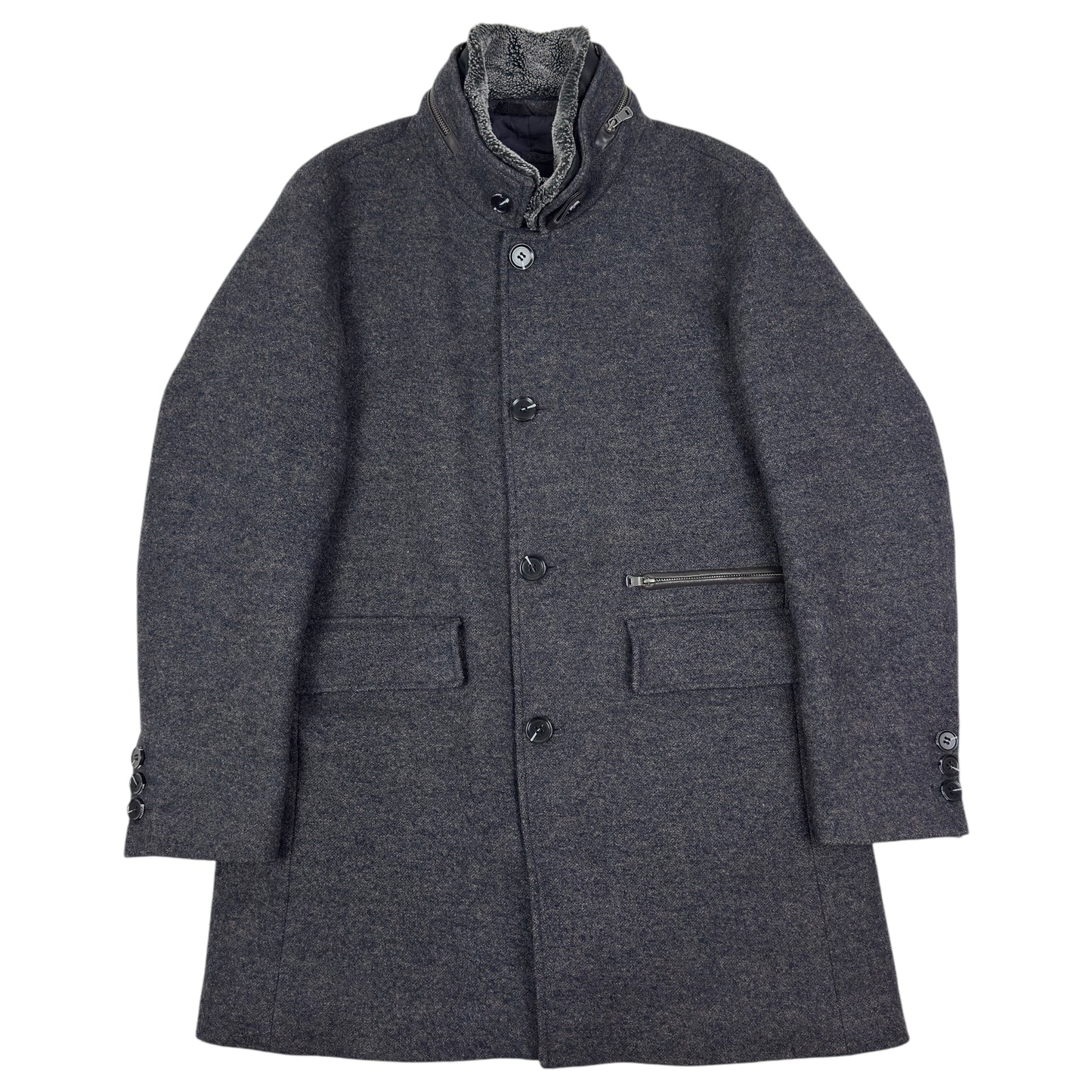 Palton Milestone 54% Lână - L