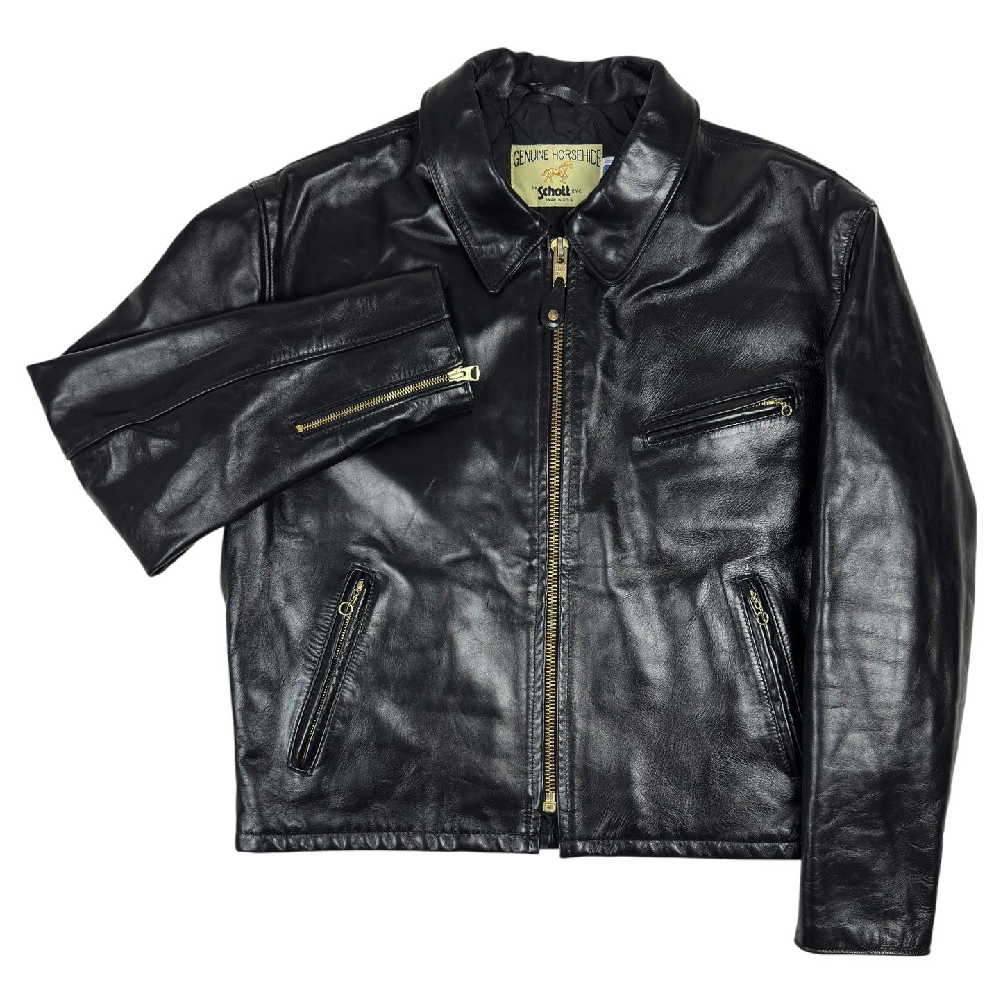 Jachetă Schott 100% Piele - XL