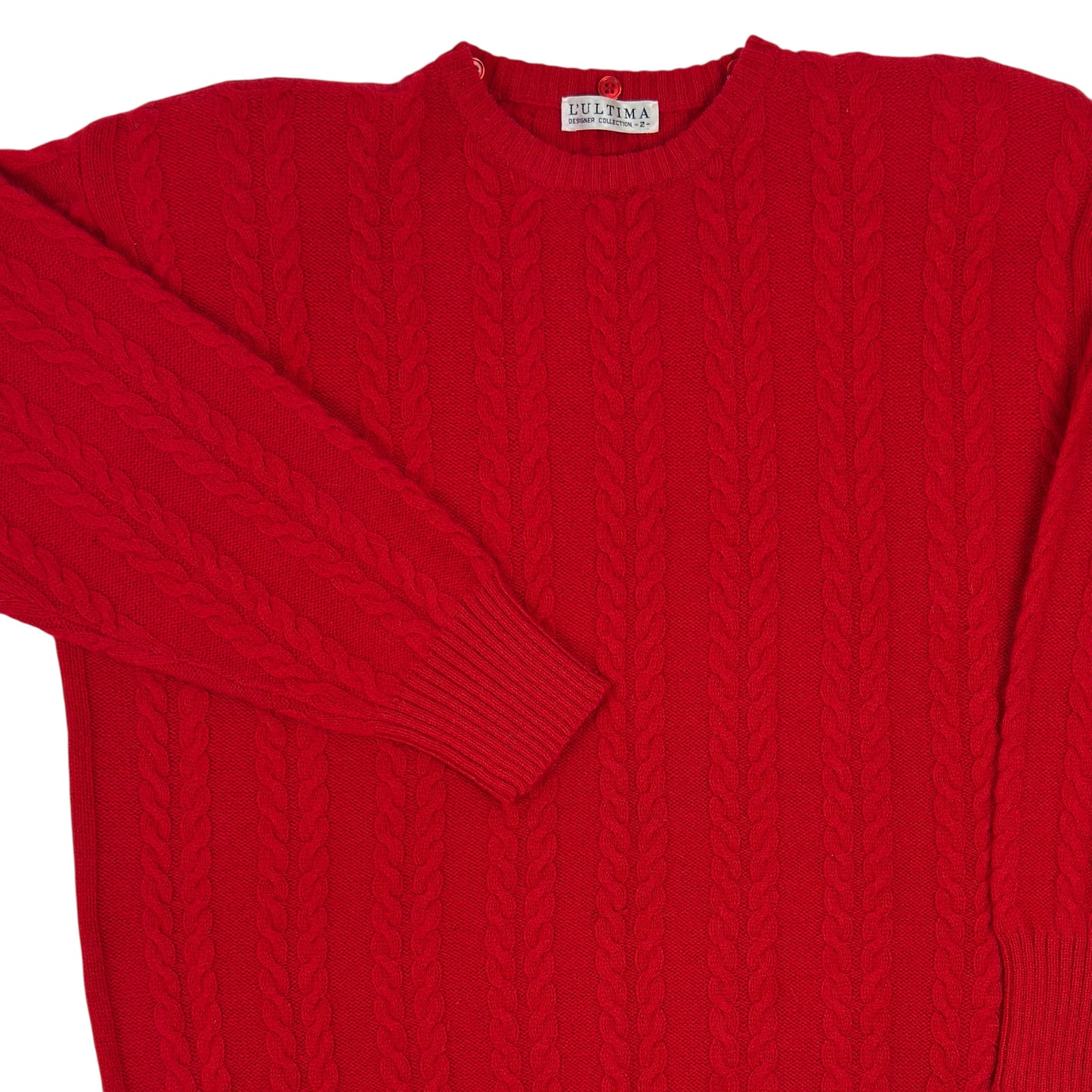 Pulover Lung L'ULTIMA Vintage Femei 70% Lână 20% Angora - XXL