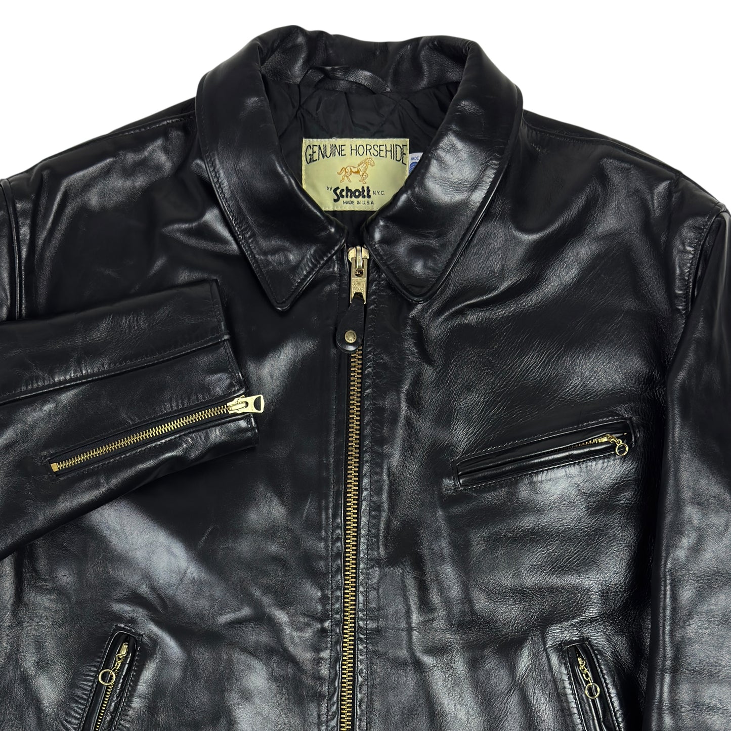 Jachetă Schott 100% Piele - XL