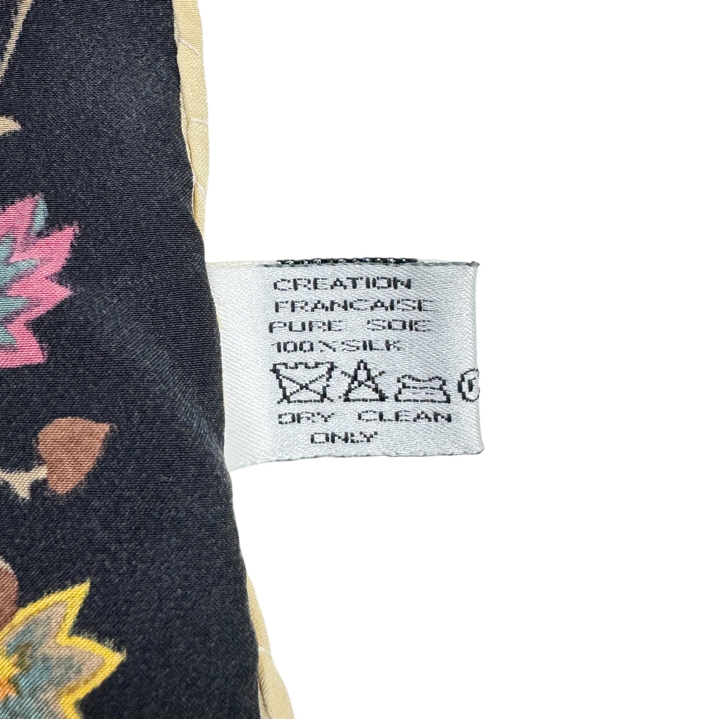 Eșarfă Fular Pierre Cardin Vintage Unisex 100% Mătase