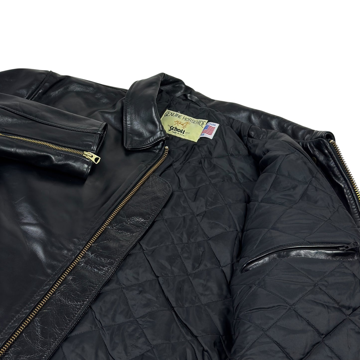 Jachetă Schott 100% Piele - XL