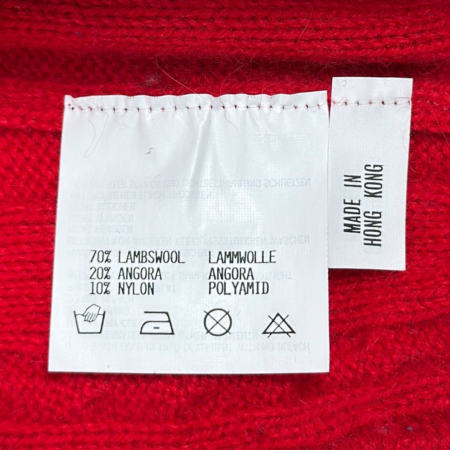 Pulover Lung L'ULTIMA Vintage Femei 70% Lână 20% Angora - XXL