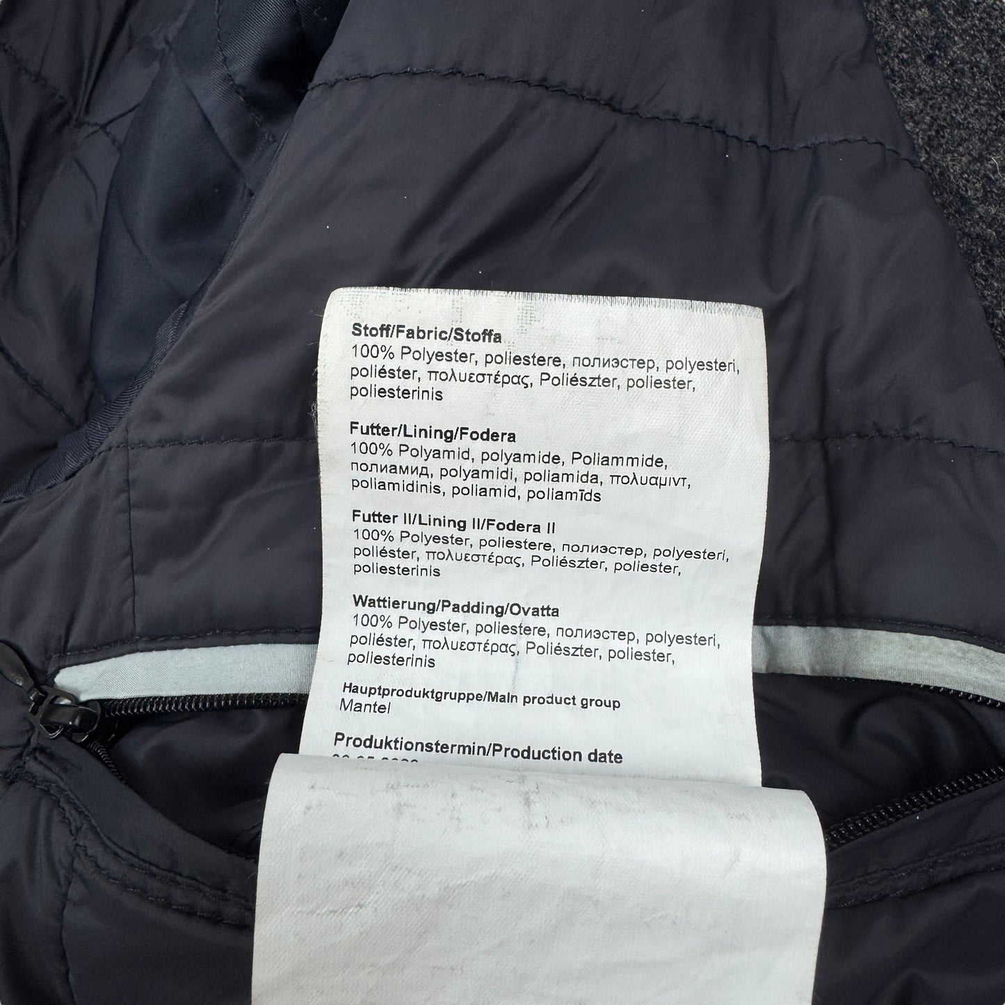 Palton Milestone 54% Lână - L