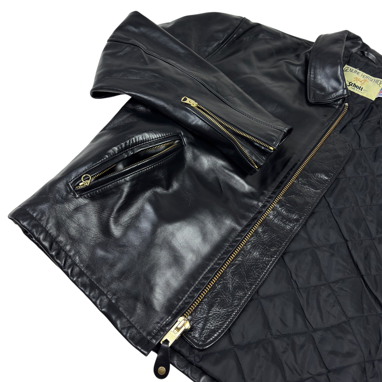 Jachetă Schott 100% Piele - XL