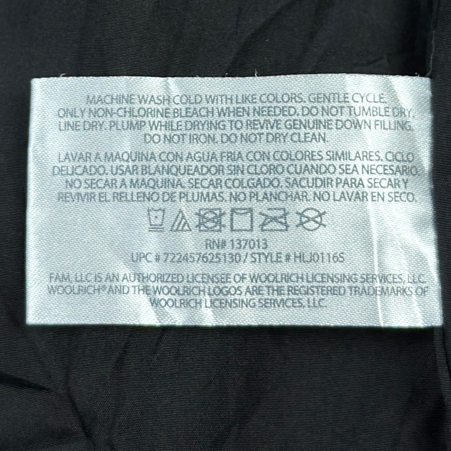 Vestă Woolrich Femei 70% Puf 30% Pene - M