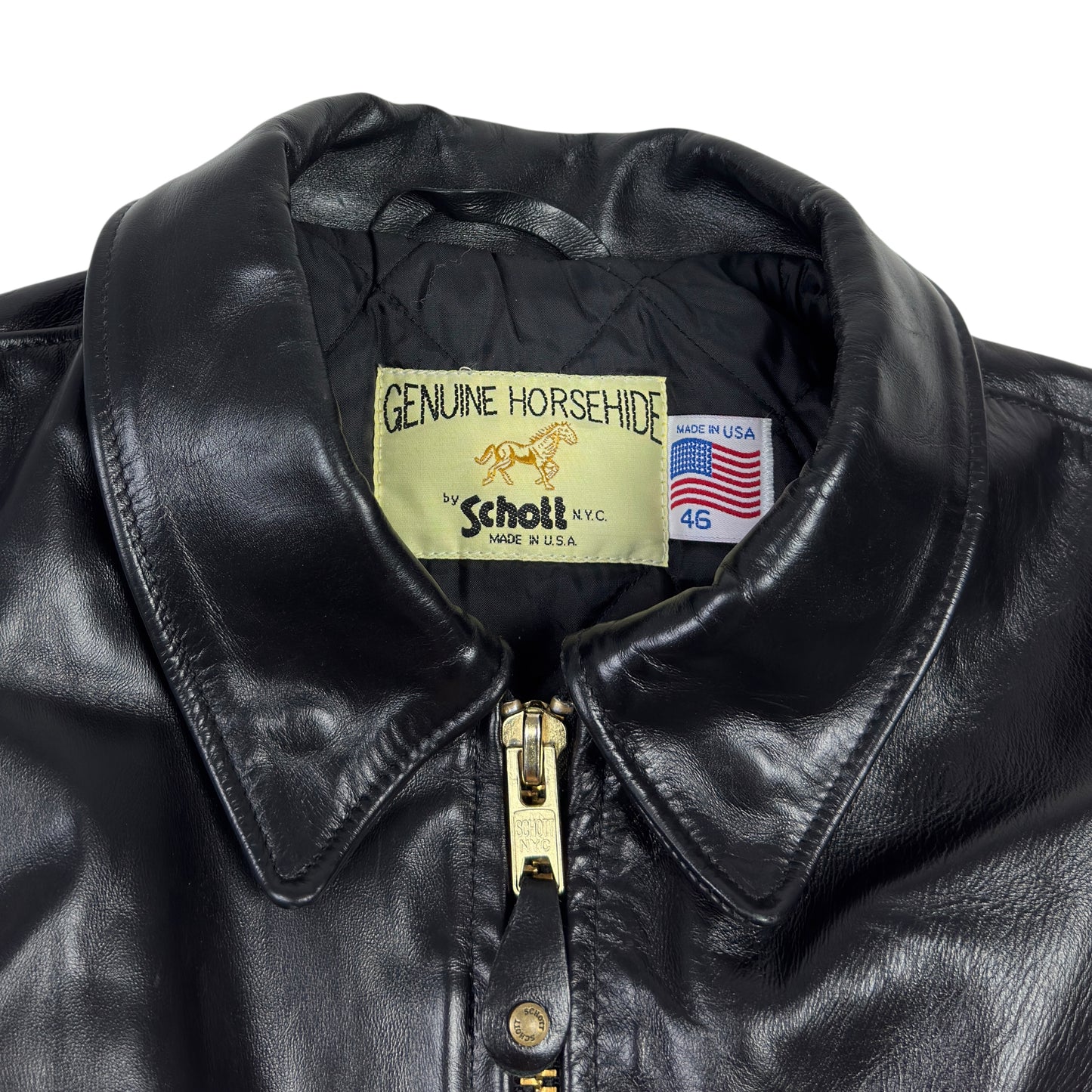Jachetă Schott 100% Piele - XL