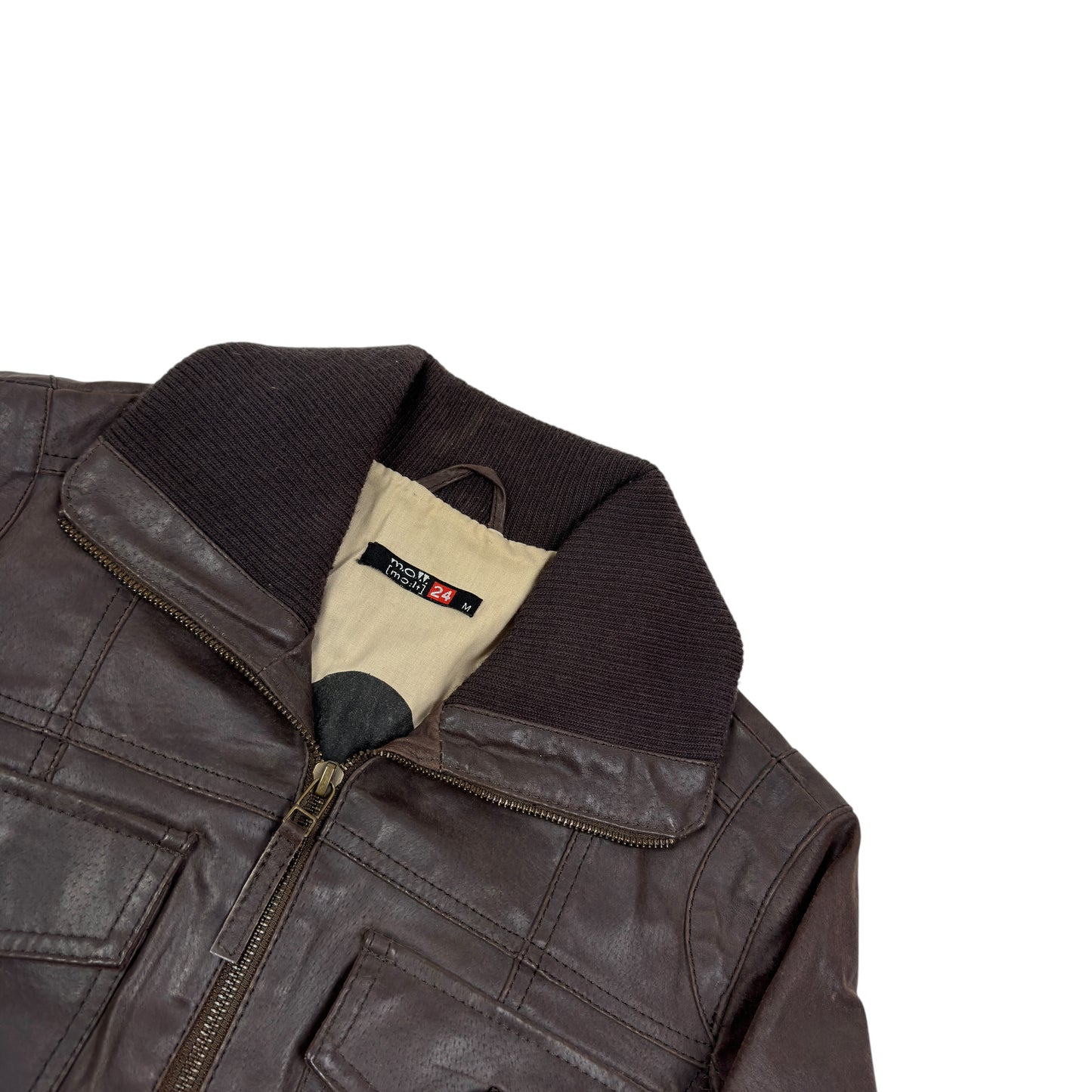 Jachetă Molt Vintage 100% Piele Femei - M