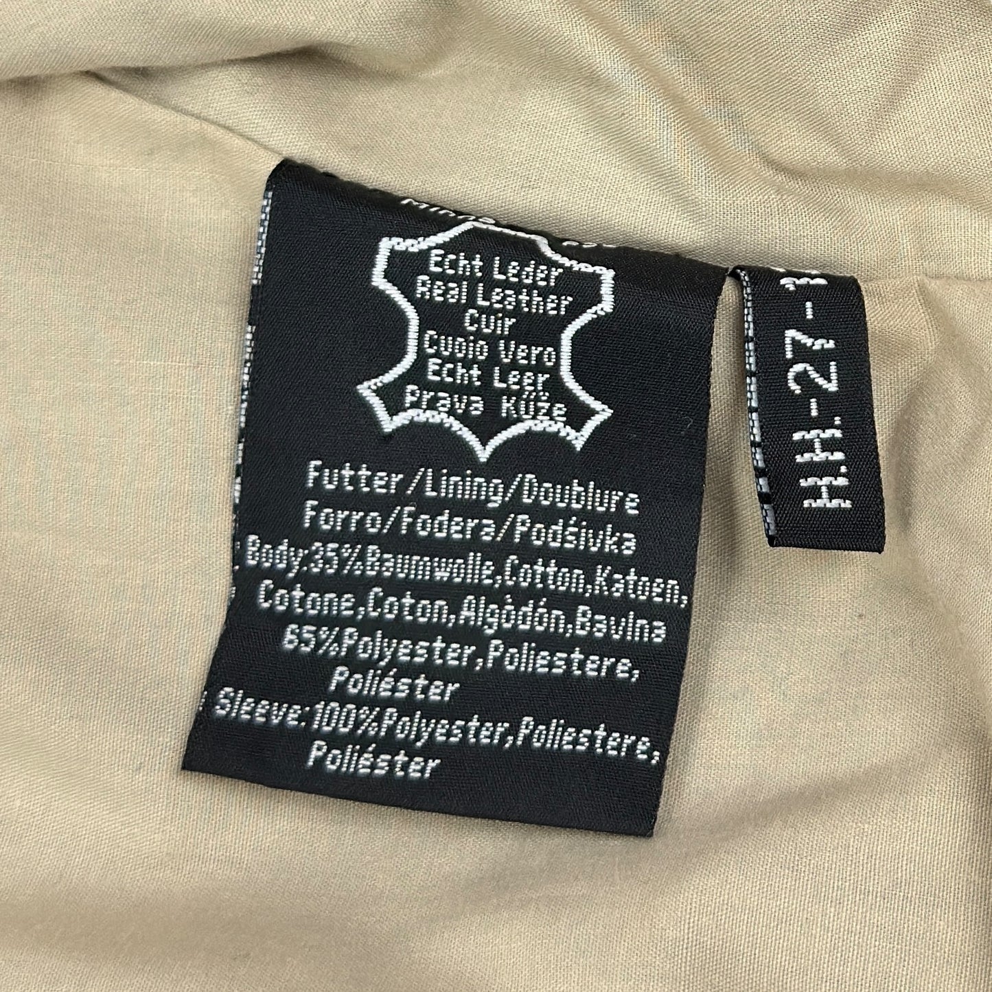 Jachetă Molt Vintage 100% Piele Femei - M