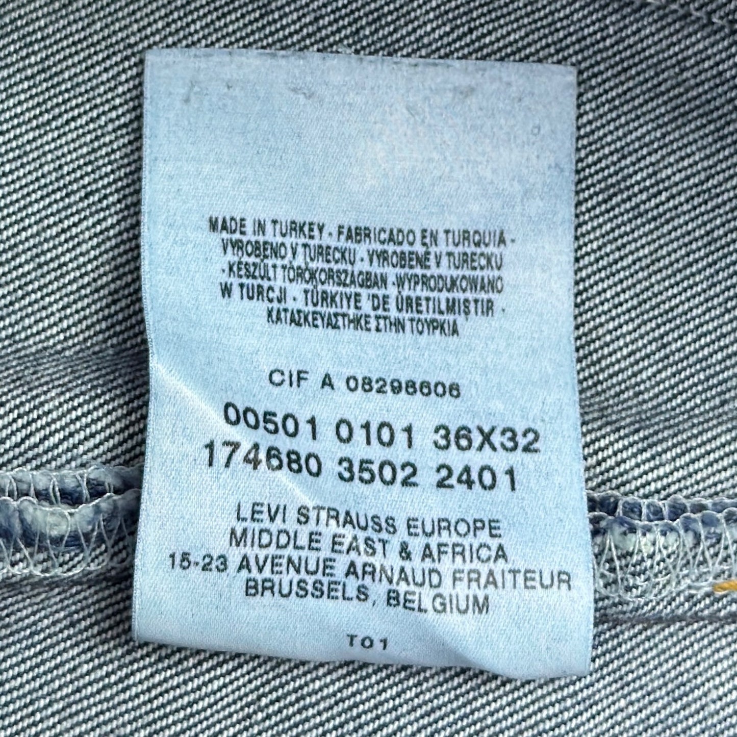 Blugi Levi's 501 Vintage - W36/L32