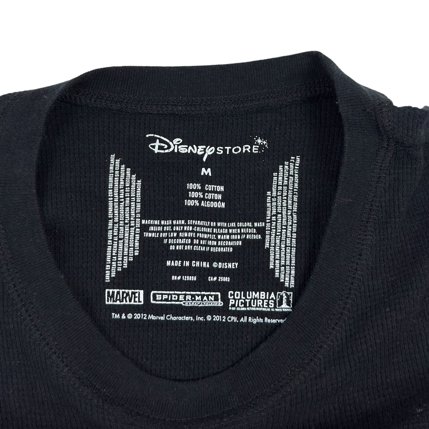 Bluză Disney Spider Man Vintage Din Anul 2012 - M