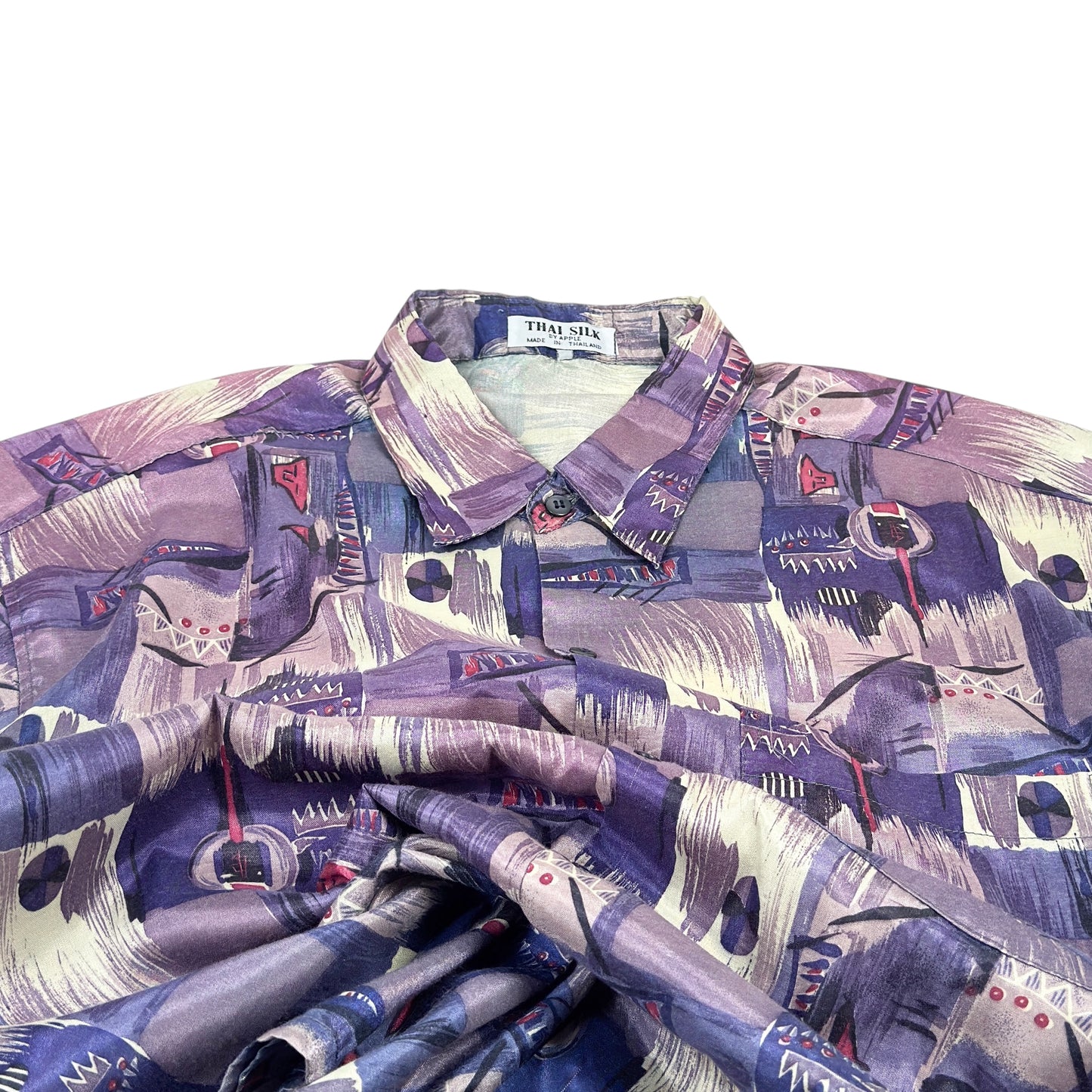 Cămașă Thaisilk Vintage 100% Mătase - XL