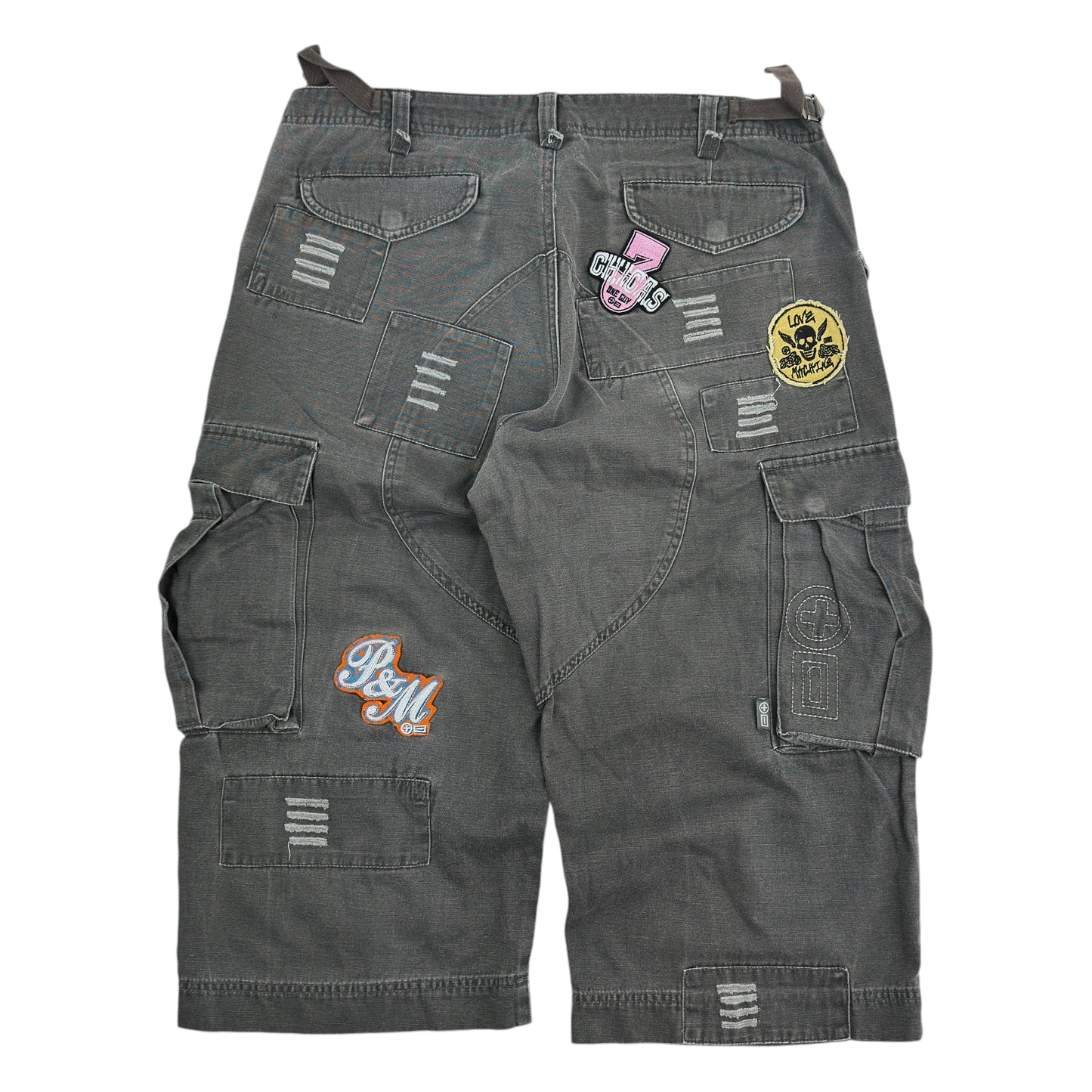 Blugi Trei Sferturi Cargo Plusminus Vintage - L