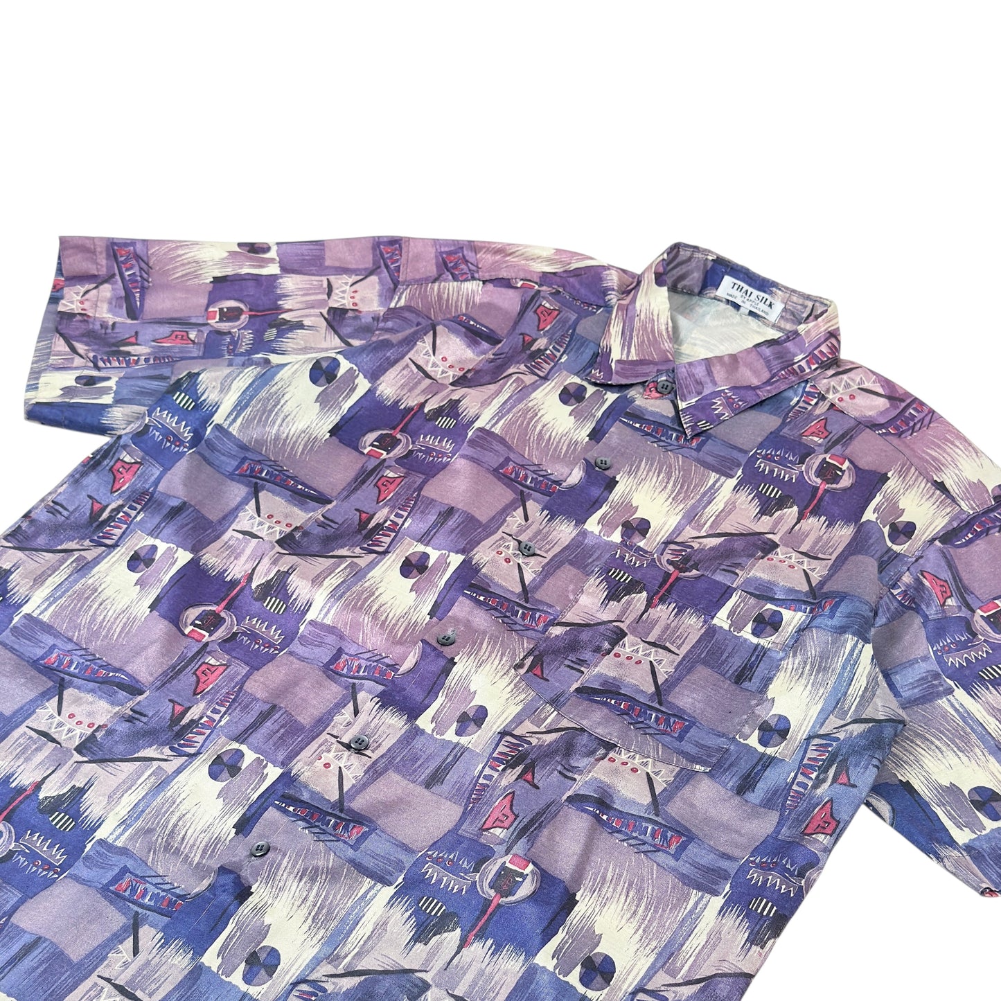 Cămașă Thaisilk Vintage 100% Mătase - XL