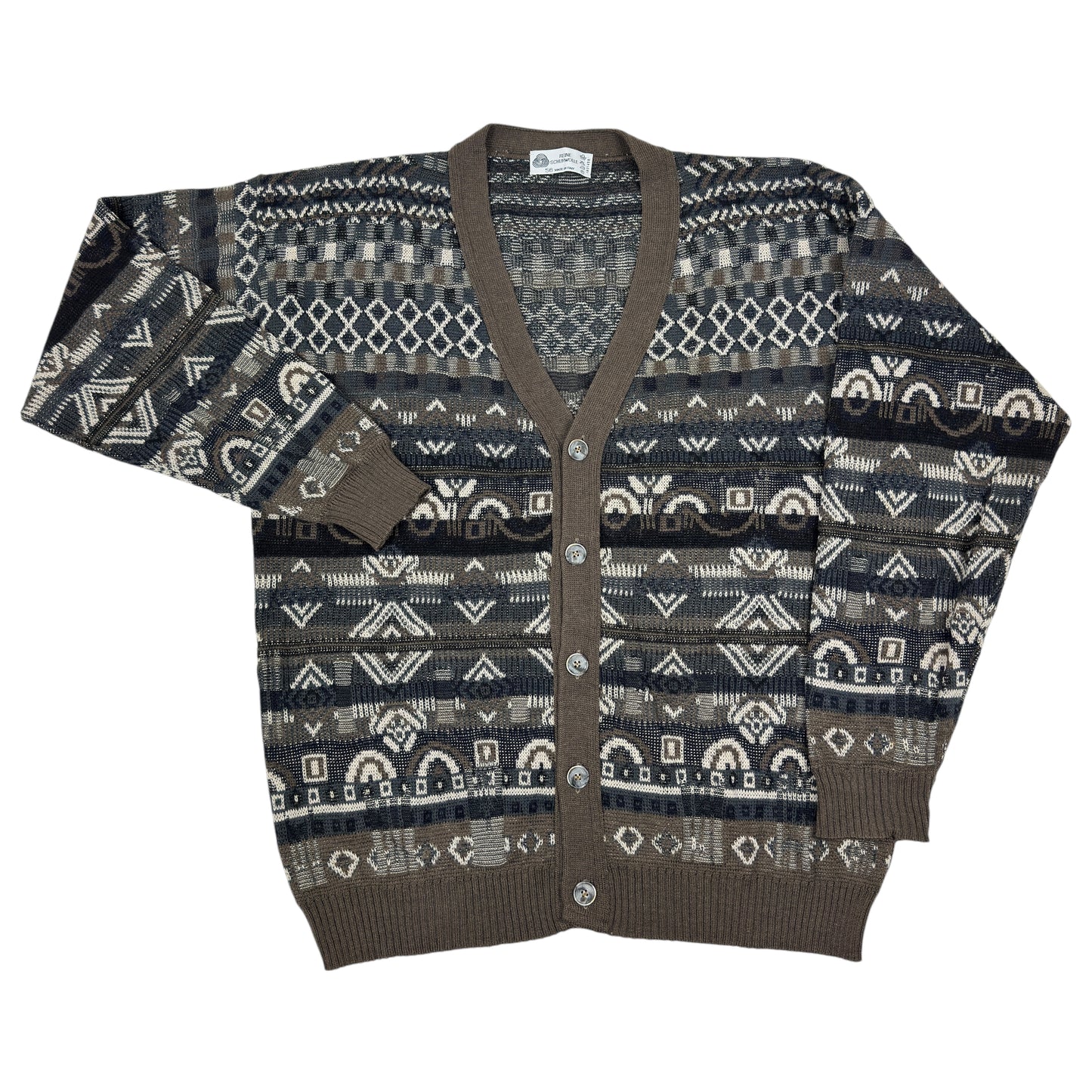 Cardigan Vintage 100% Lână - XL