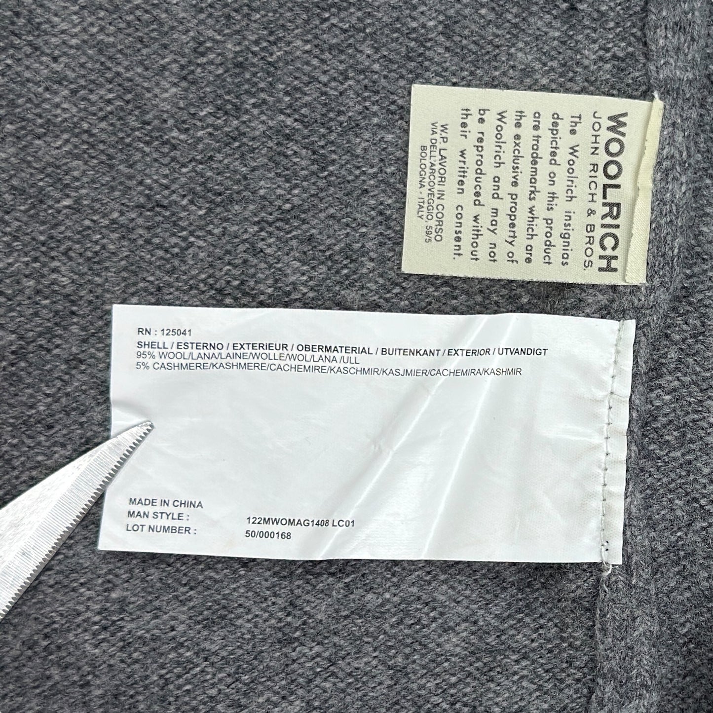 Pulover Woolrich 95% Lână 5% Caşmir - XL