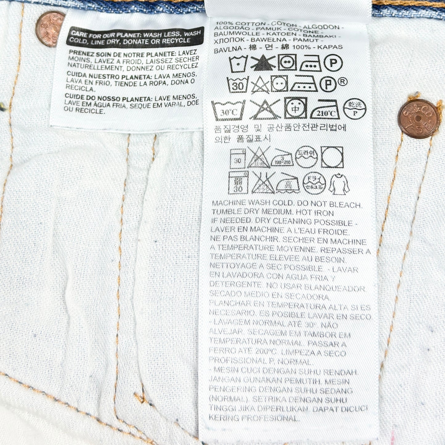 Blugi Scurți Levi's 501 Unisex - W28