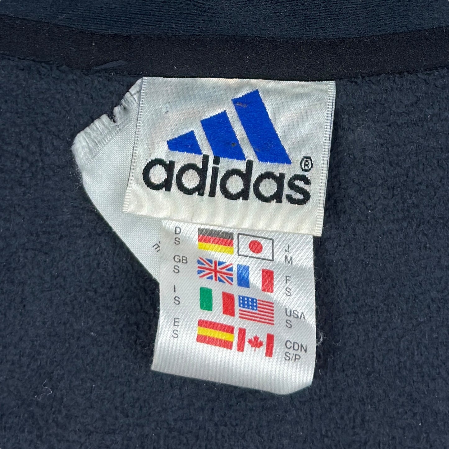 Jachetă Polar Adidas Vintage - S