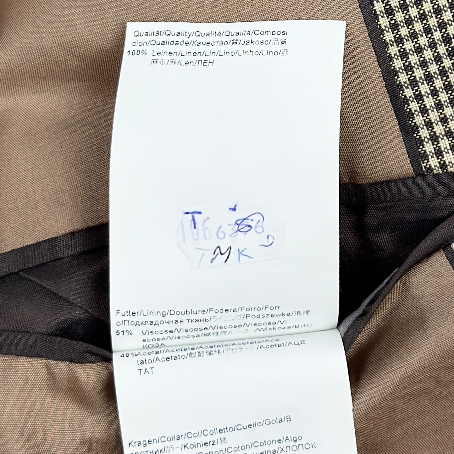 Sacou Hugo Boss 100% In - L