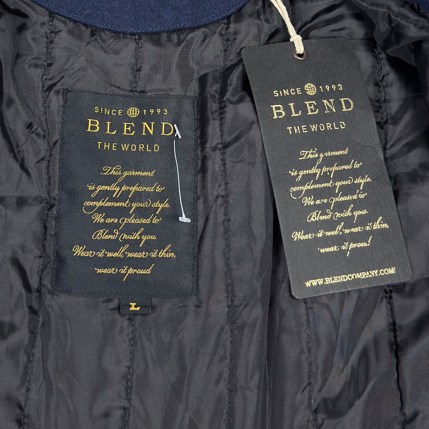 Jachetă BLEND 50% Lână - L