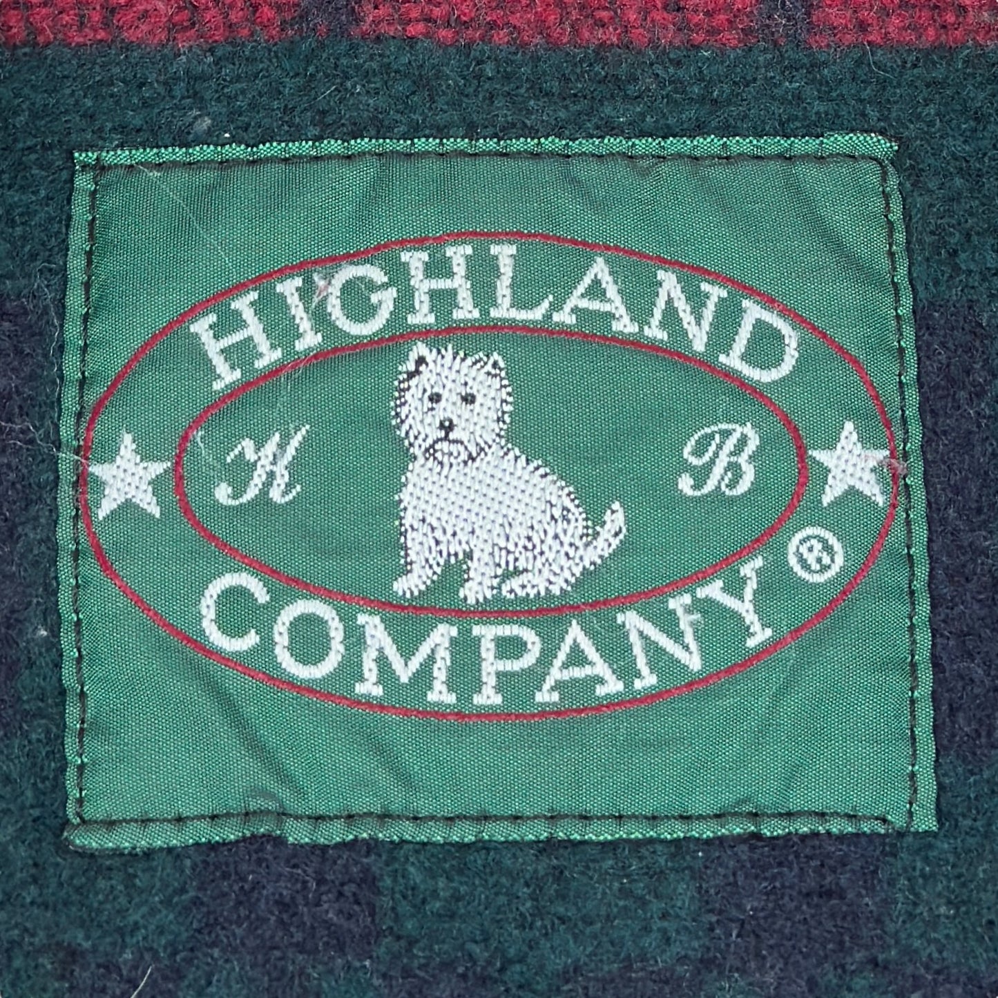 Palton Highland Company Vintage 80% Lână - XL