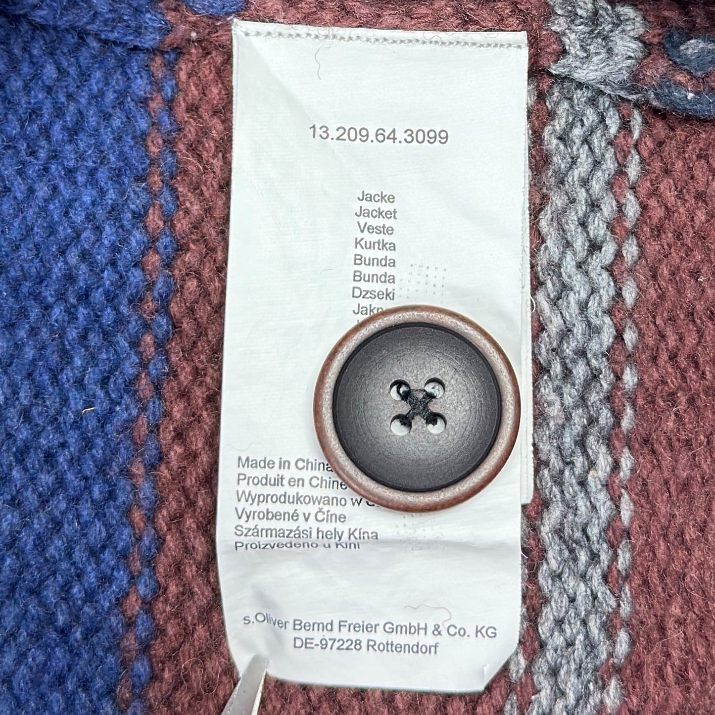 Cardigan s.Oliver 50% Lână - M