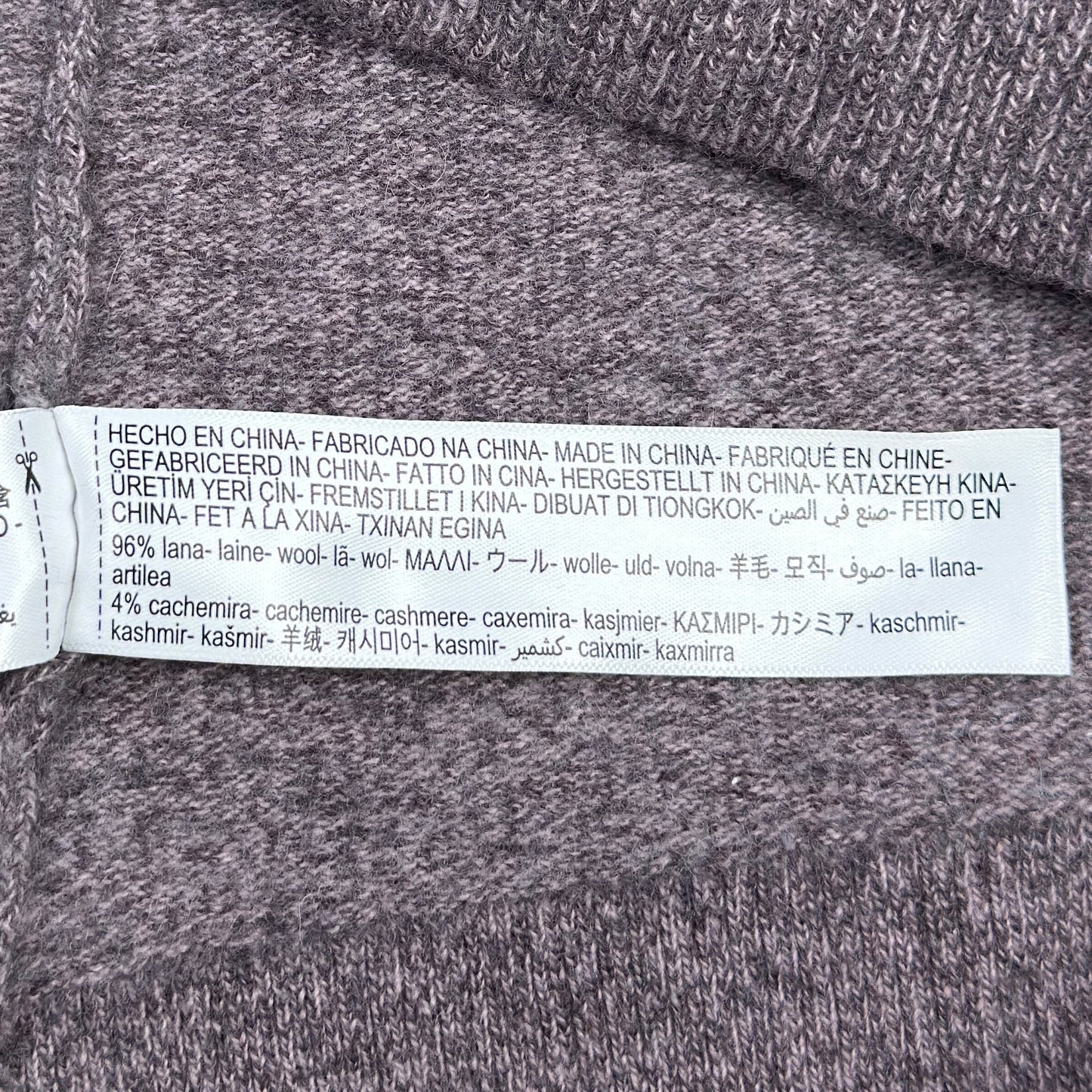 Pulover Massimo Dutti Femei 96% Lână 4% Caşmir - S