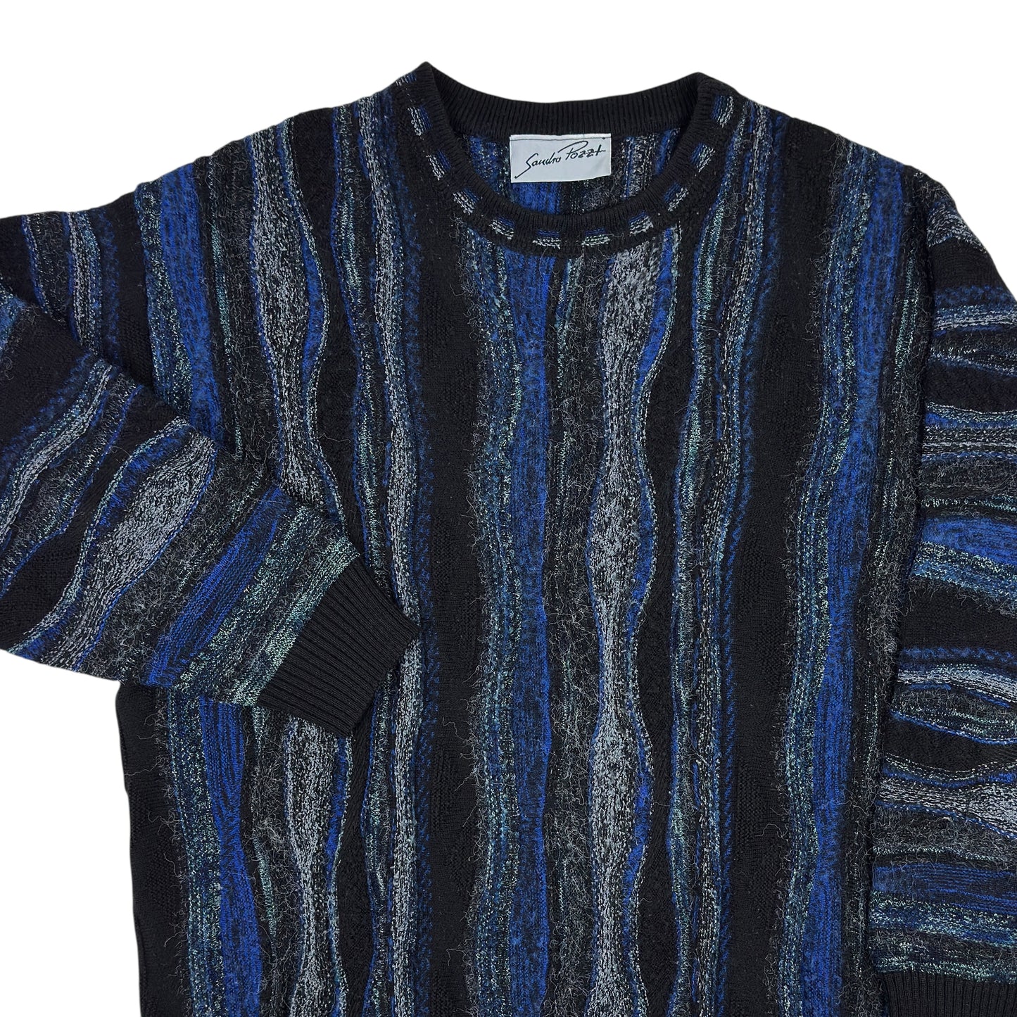 Pulover Sandro Pozzi Coogi Style Vintage 45% Lână - L