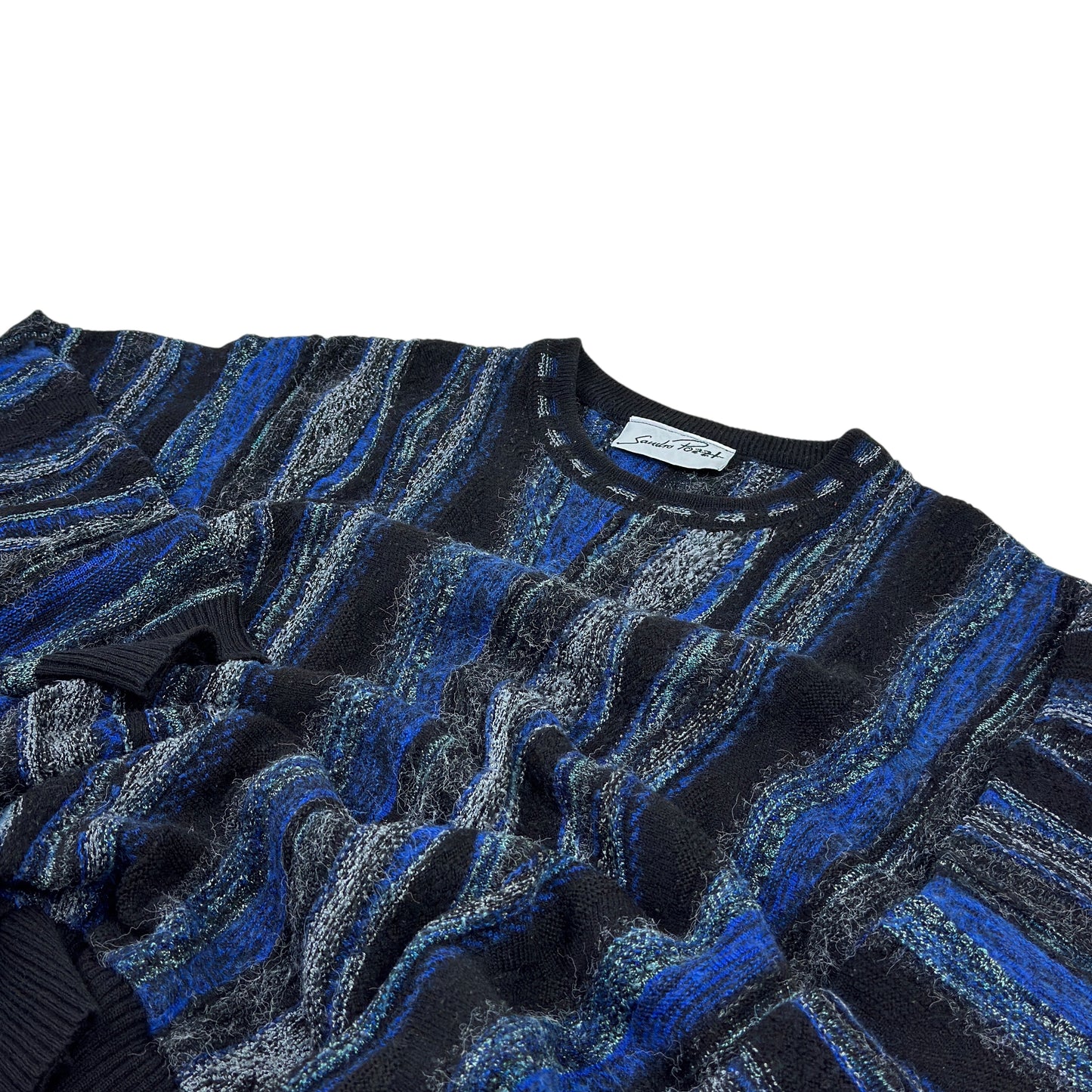 Pulover Sandro Pozzi Coogi Style Vintage 45% Lână - L