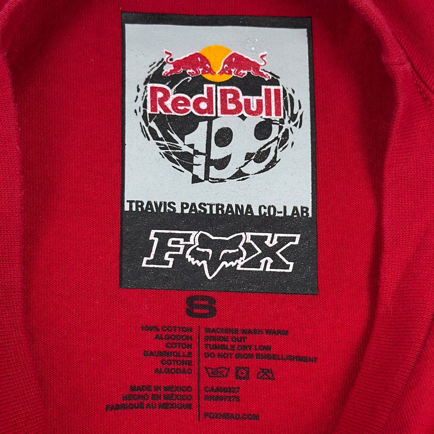 Tricou FOX Red Bull Travis Pastrana - S