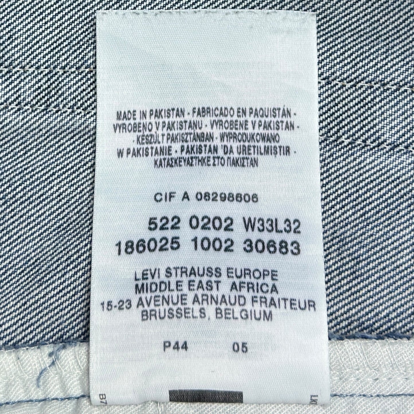 Blugi Levi's 522 Vintage - W32/L32