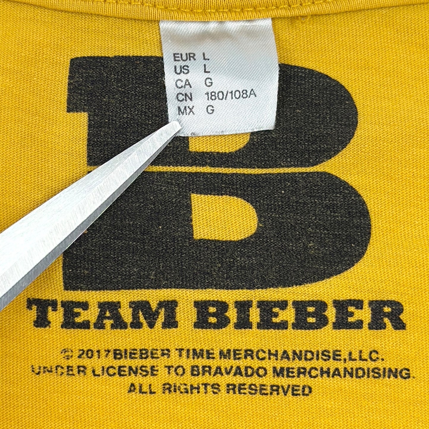 Tricou Team Bieber Din Anul 2017 - L