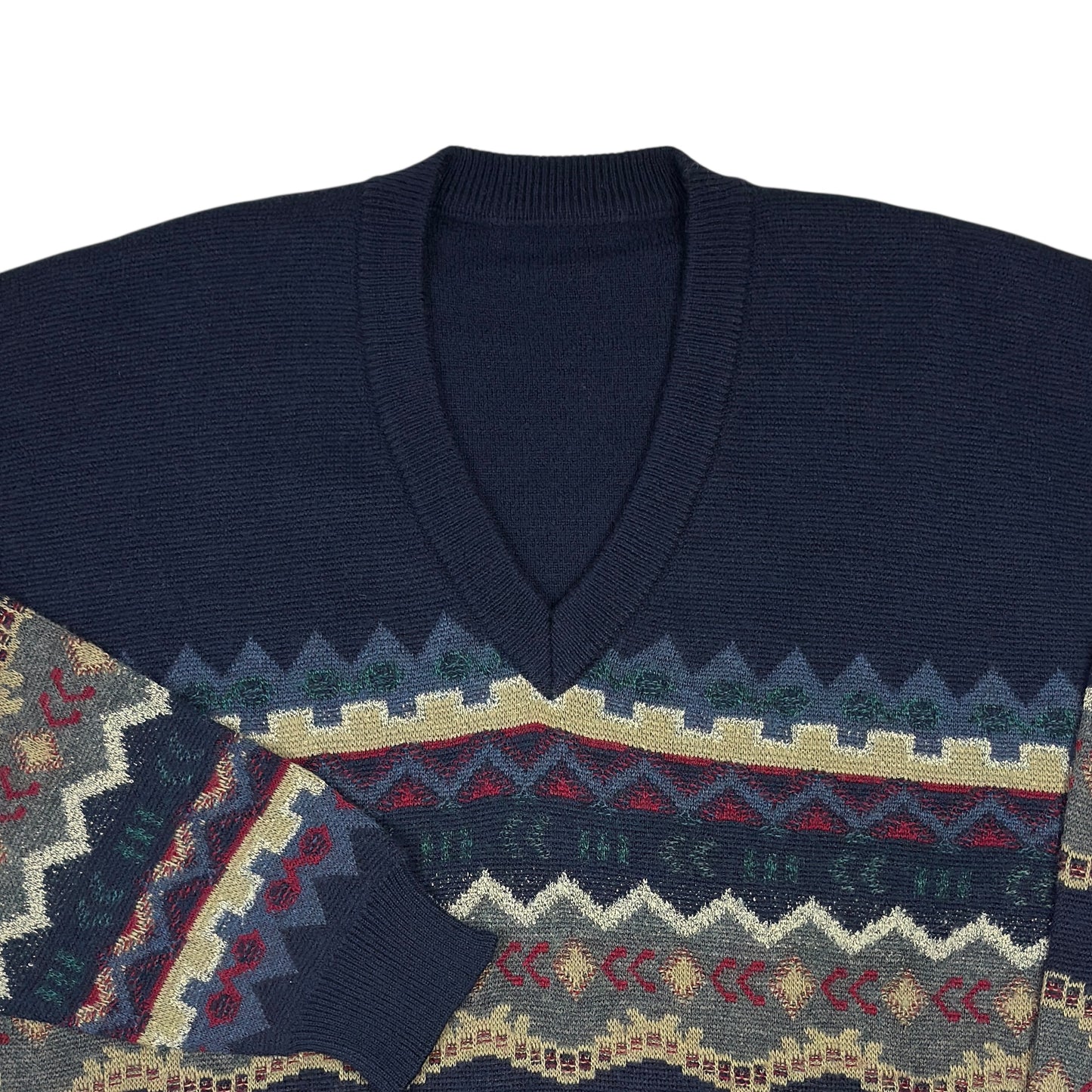Pulover Vintage 50% Lână - L