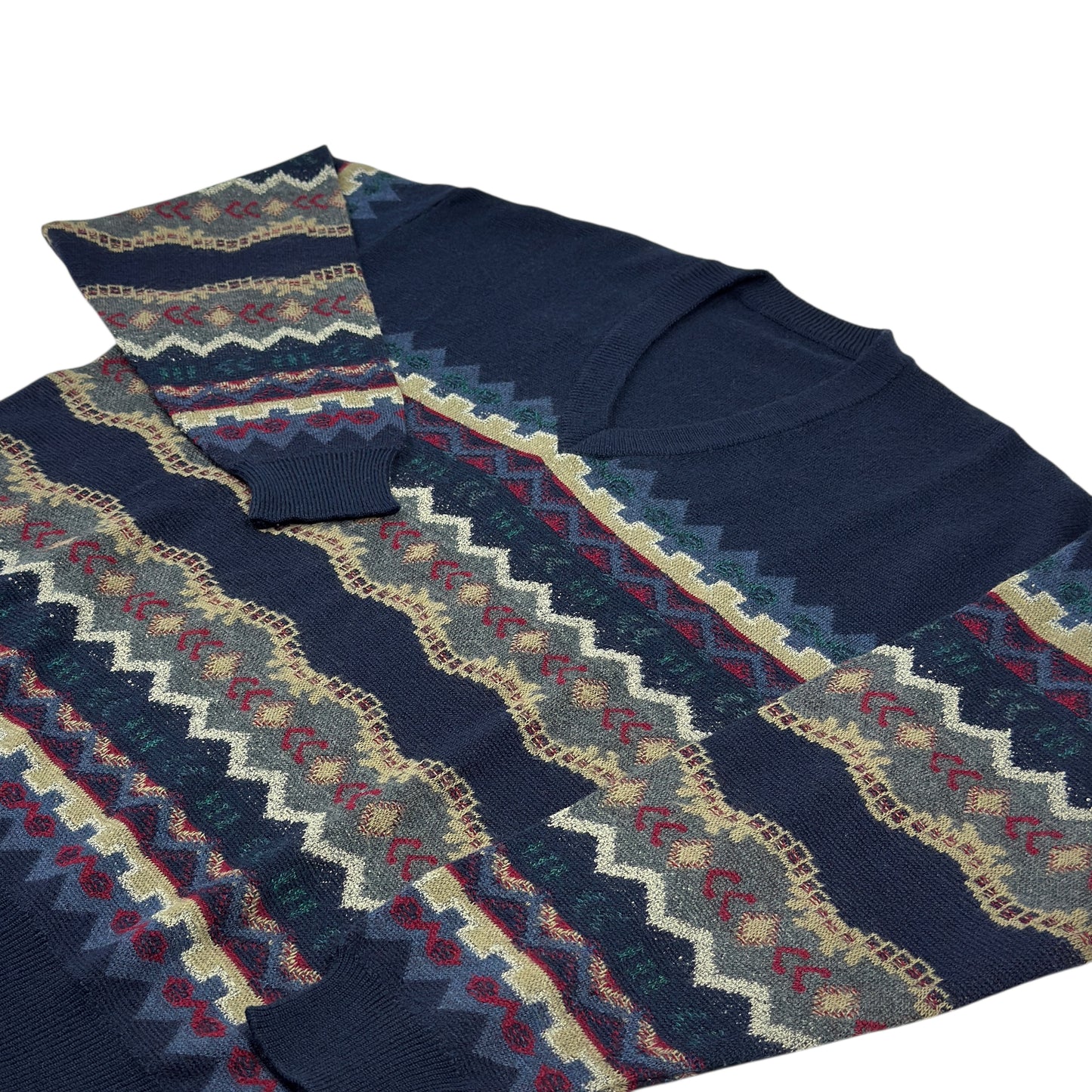 Pulover Vintage 50% Lână - L