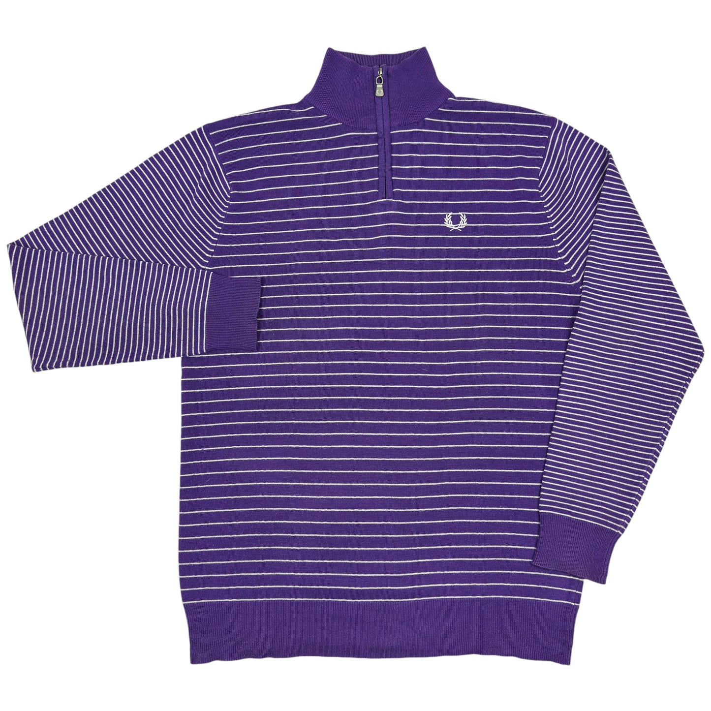 Pulover Fred Perry Vintage 80% Lână - M