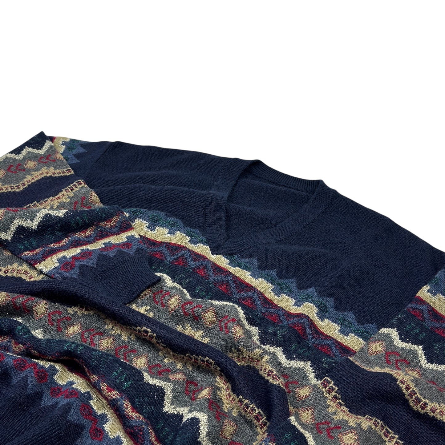 Pulover Vintage 50% Lână - L