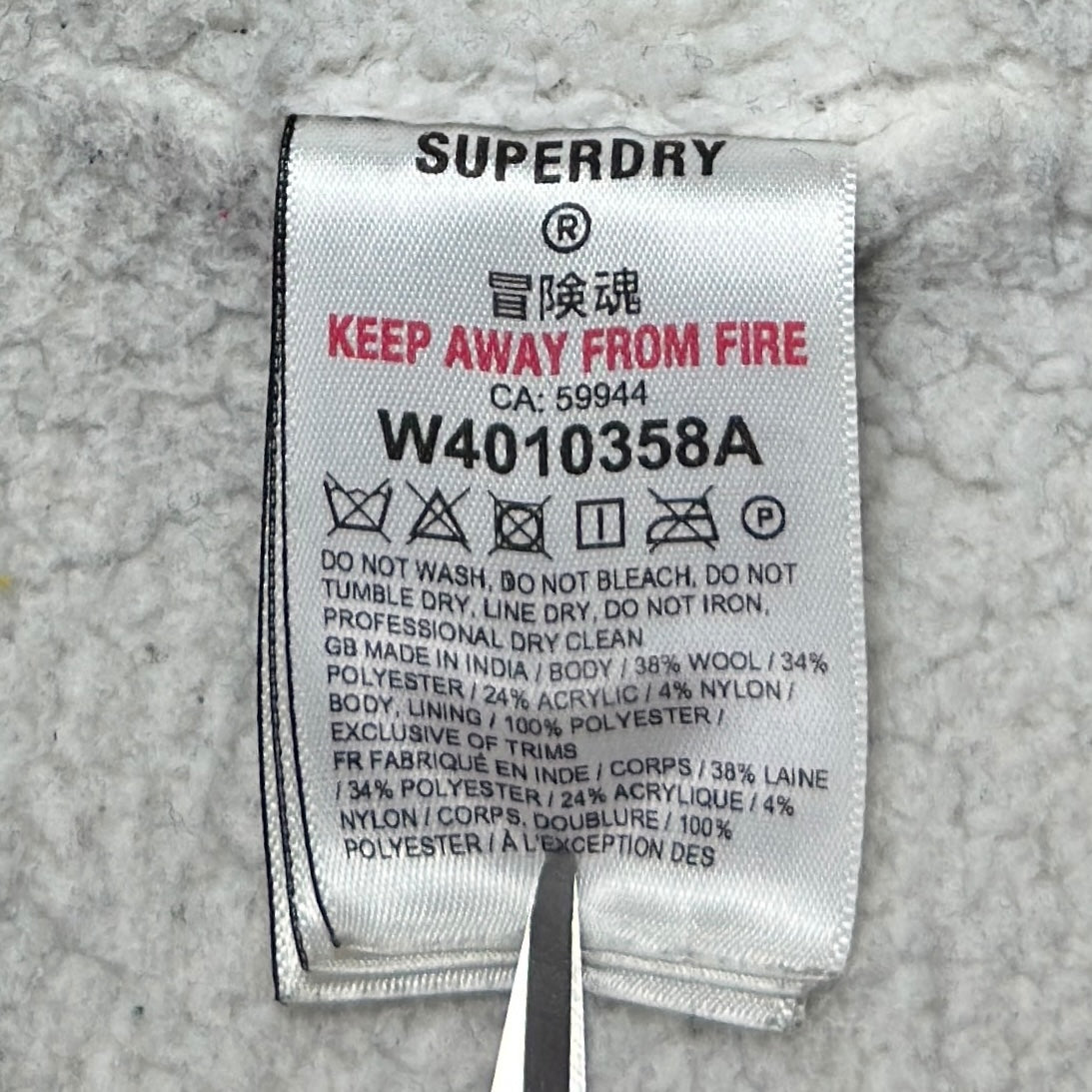 Jachetă Superdry 38% Lână Femei - M