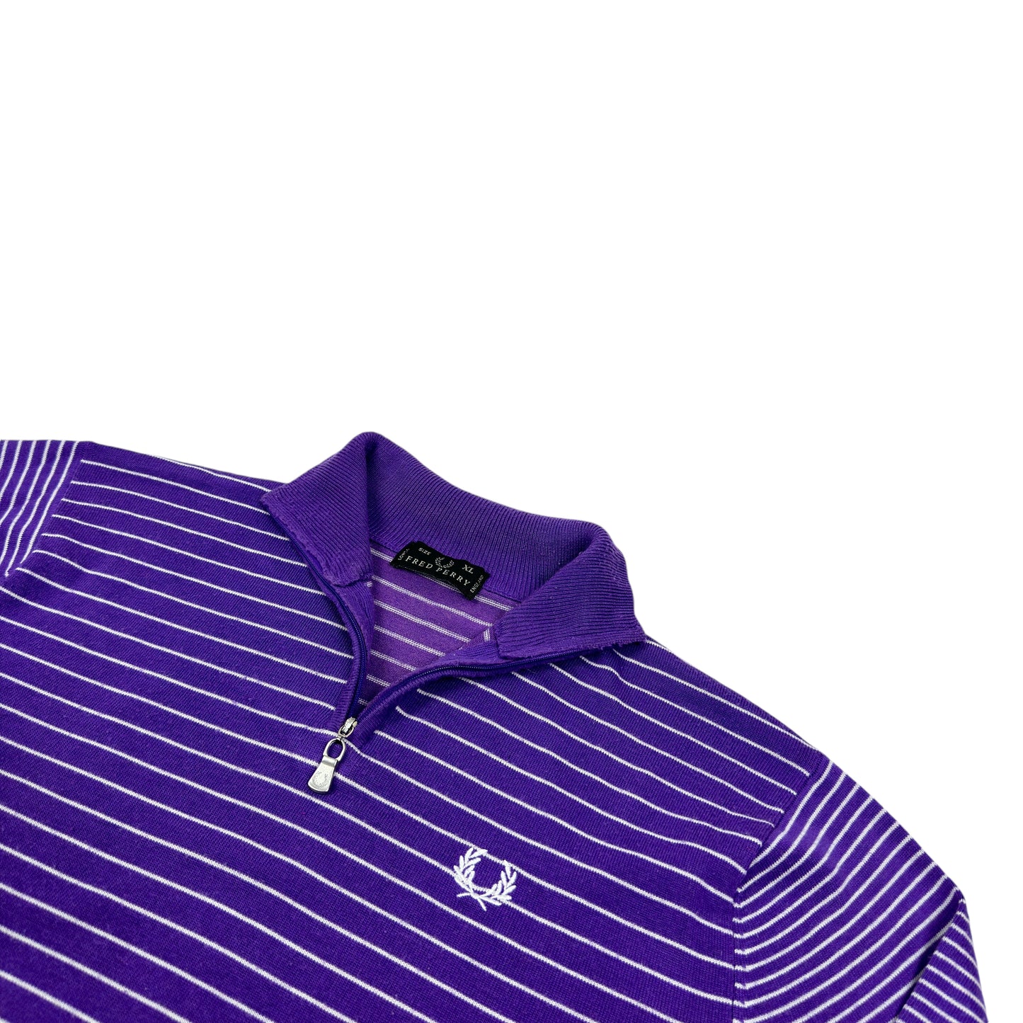 Pulover Fred Perry Vintage 80% Lână - M