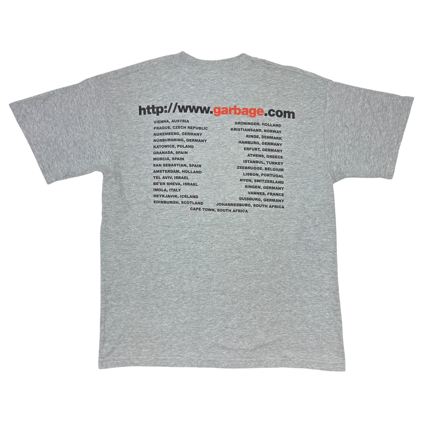 Tricou Garbage Vintage Din Anul 1998 - L