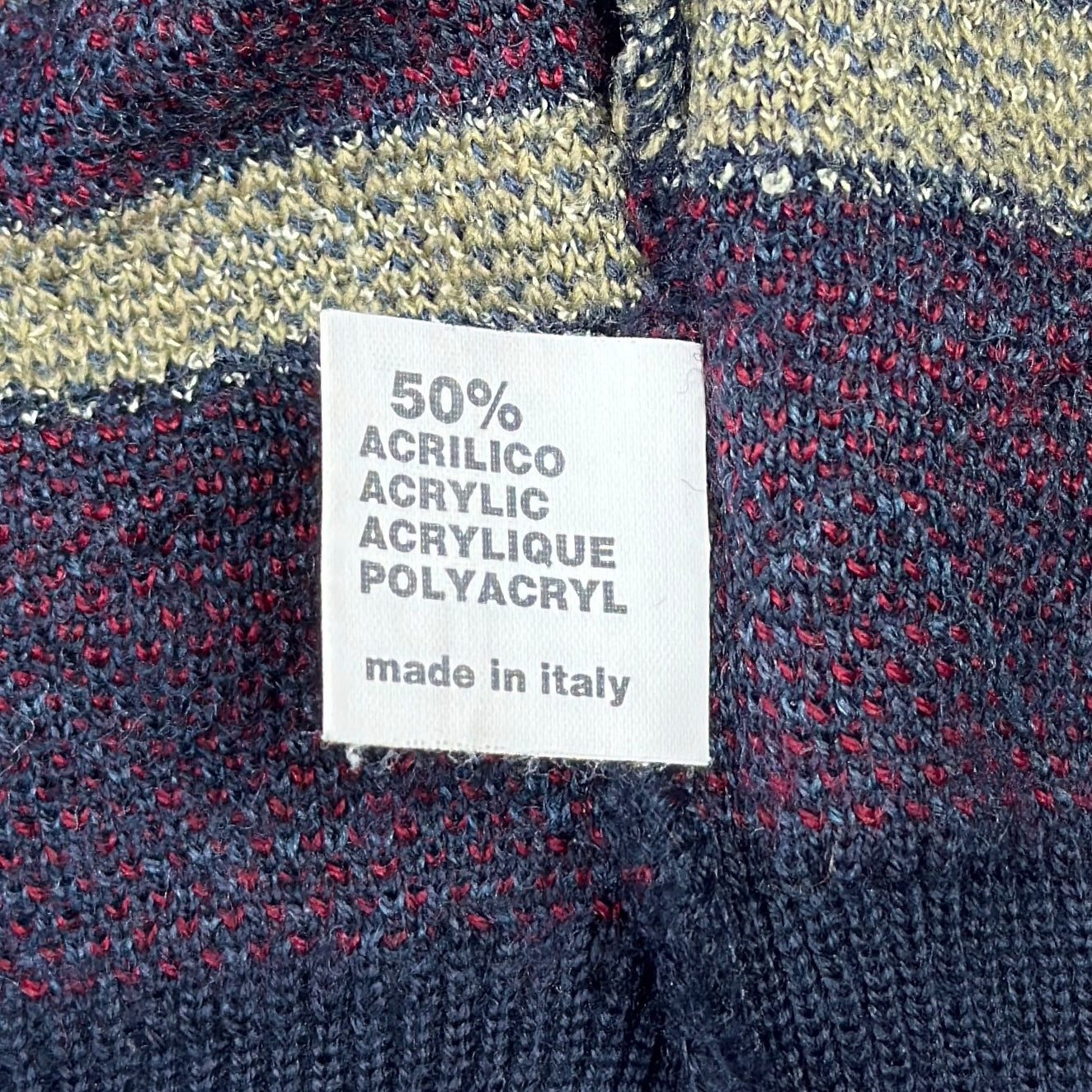 Pulover Vintage 50% Lână - L