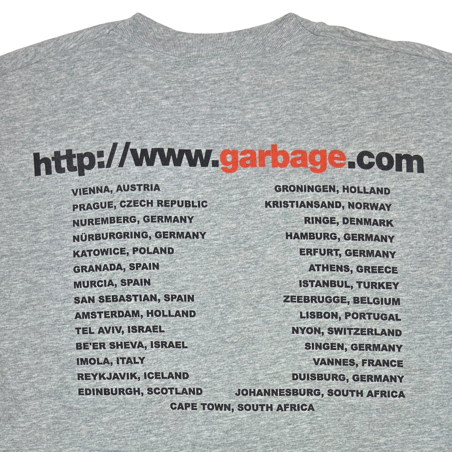 Tricou Garbage Vintage Din Anul 1998 - L